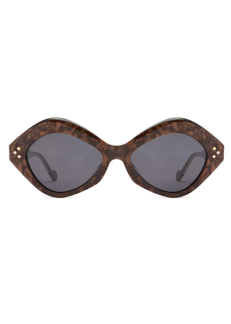 Ouyuan YD1204T occhiali da sole retro acetato UV donna