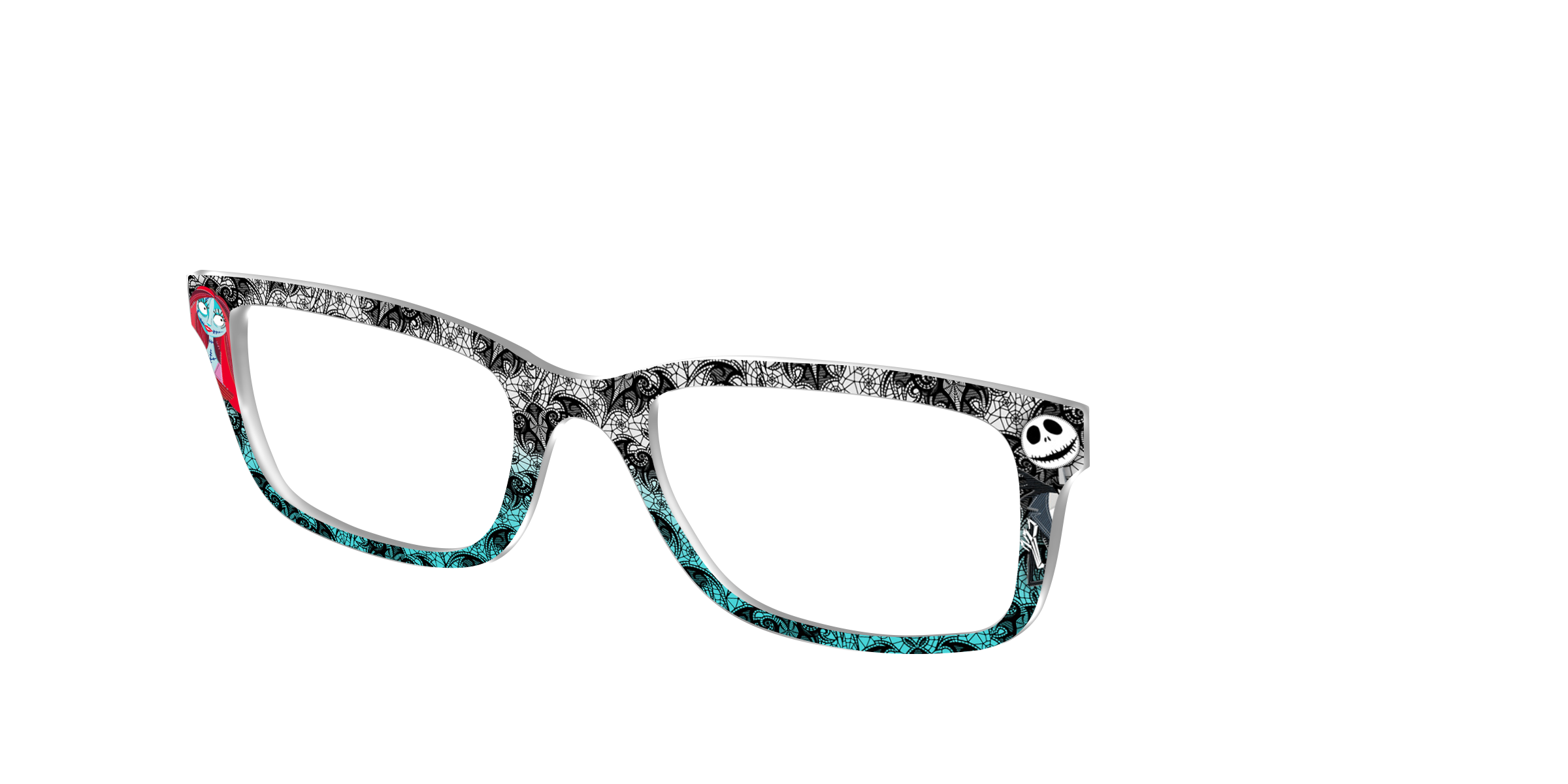 Pair Eyewear Collabs Jack Sally Together Forever top nero