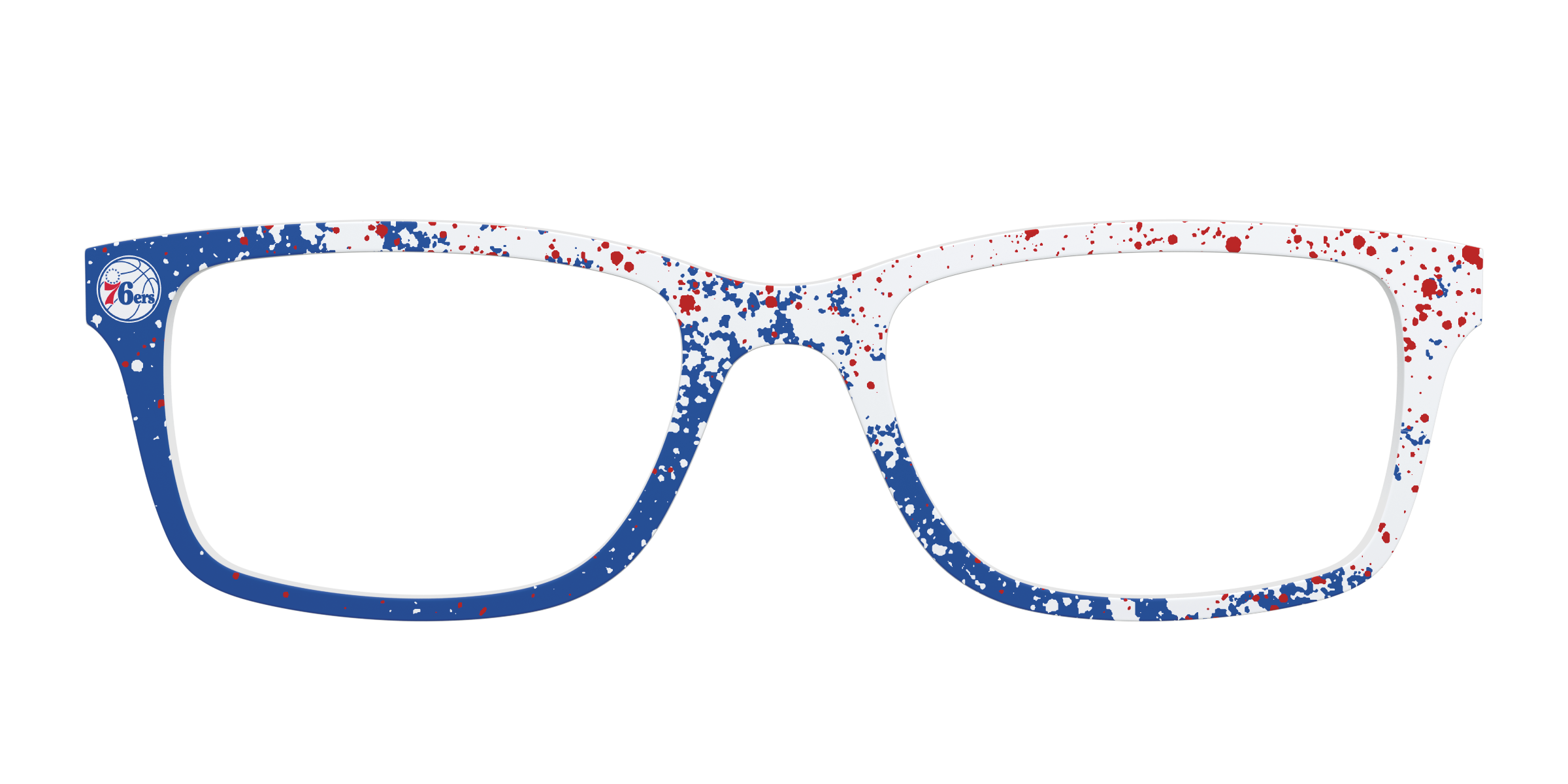 Pair Eyewear School Spirit 76ers Splatter top per Brook