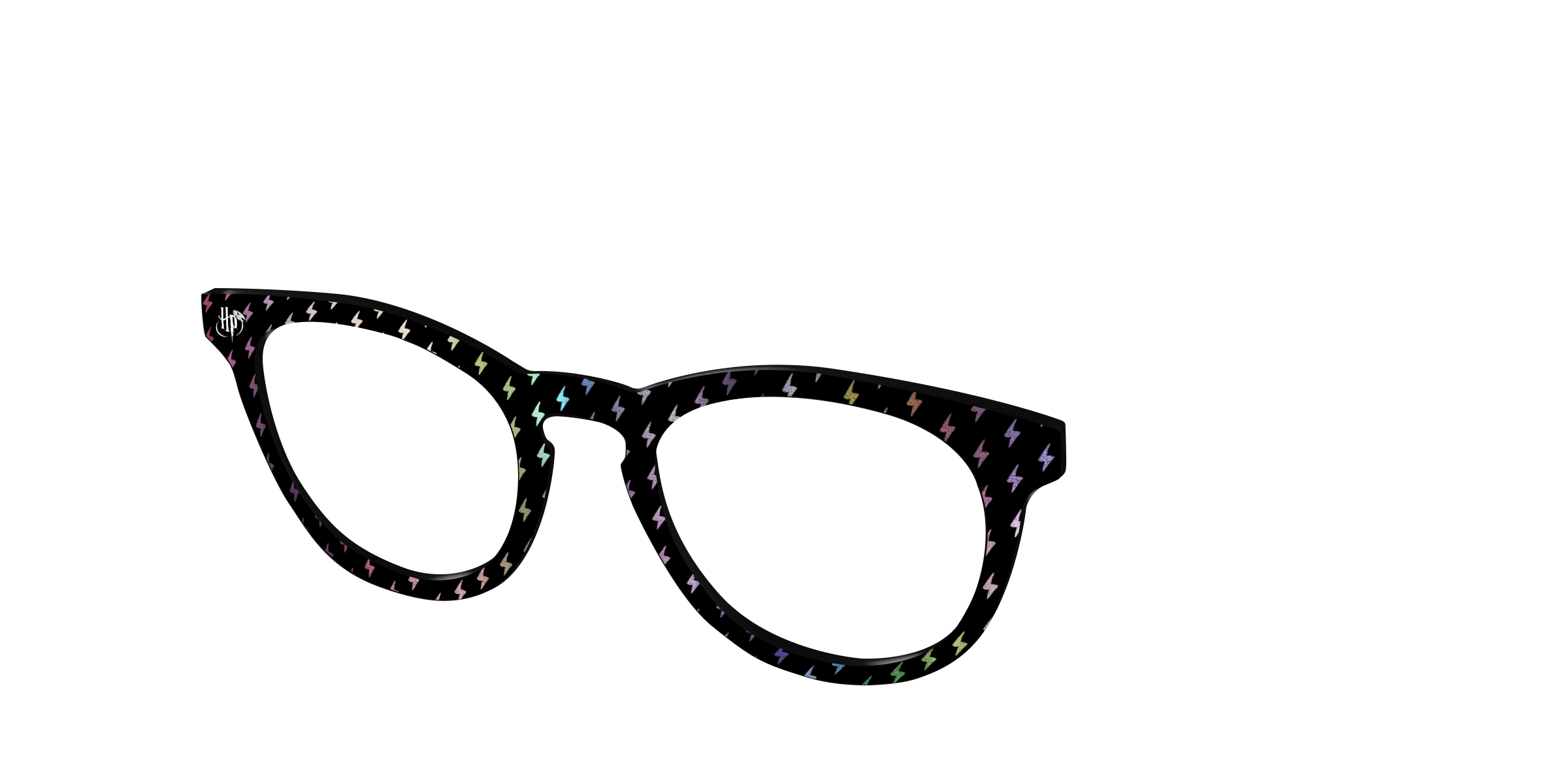 Pair Eyewear Collabs Holographic Lightning Bolts top magnetico