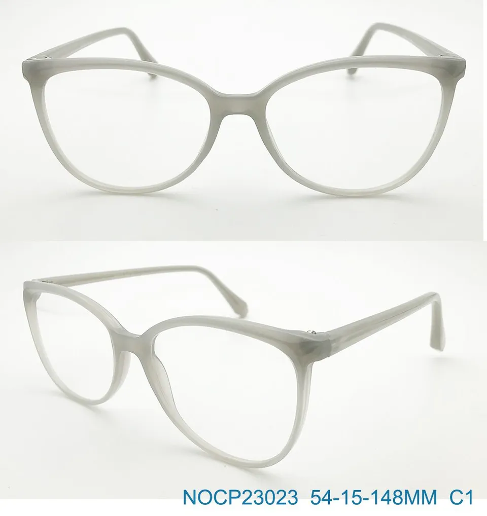 Ouyuan NOCP23023 montatura occhiali vista ovale grigia 54-15-148