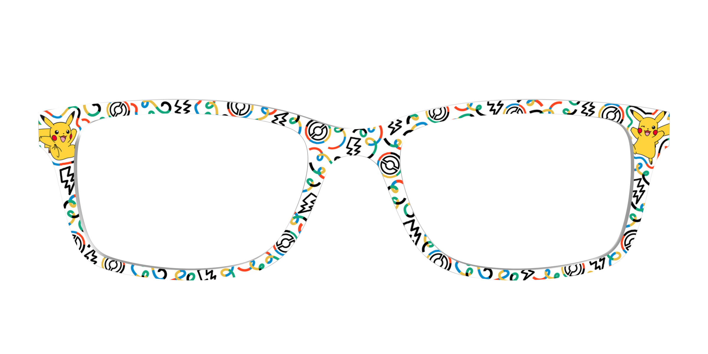 Pair Eyewear Collabs Pikachu Doodle top per occhiali giallo PK10