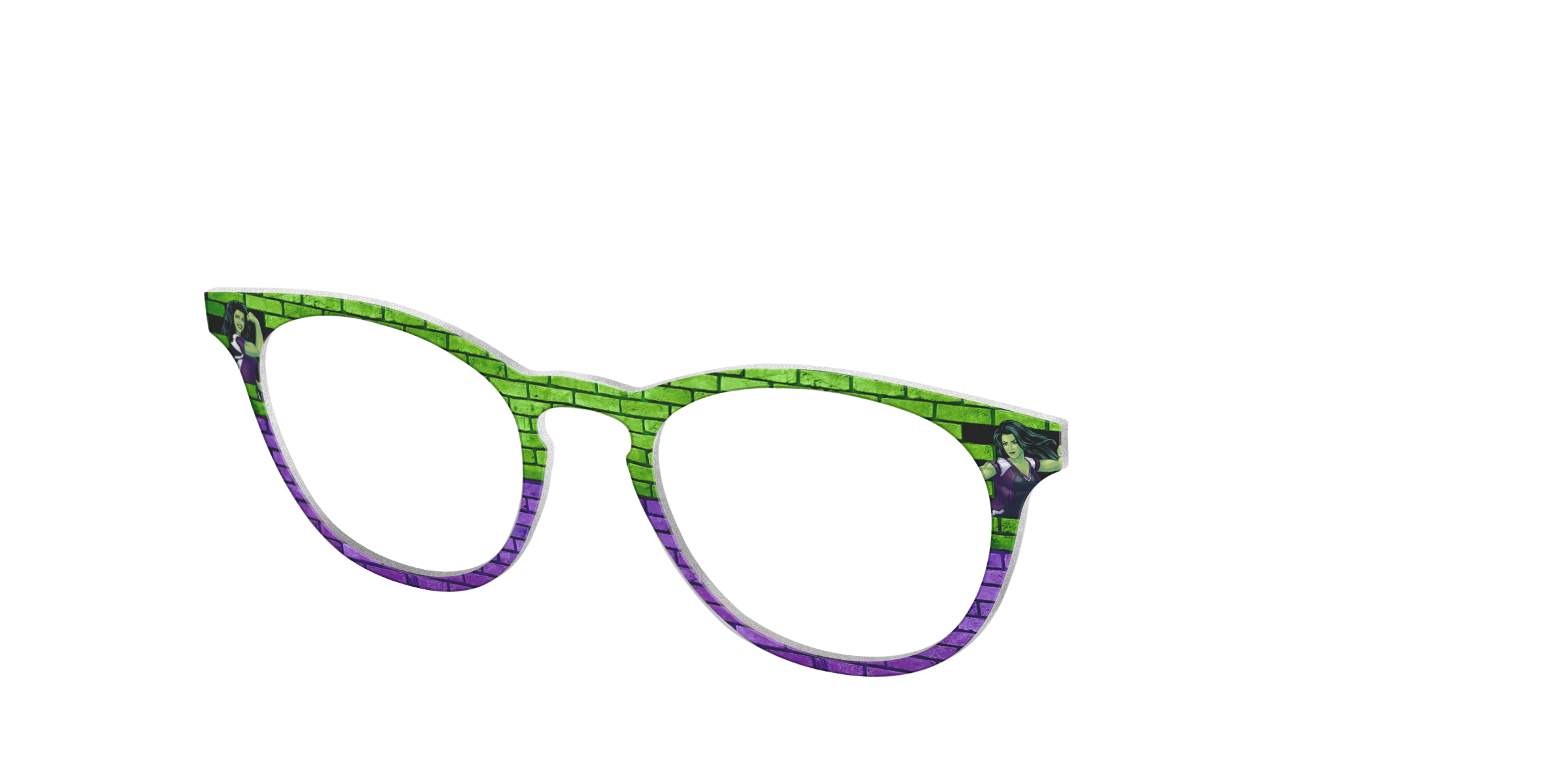 Pair Eyewear Collabs The She Hulk MR22 top occhiali verde