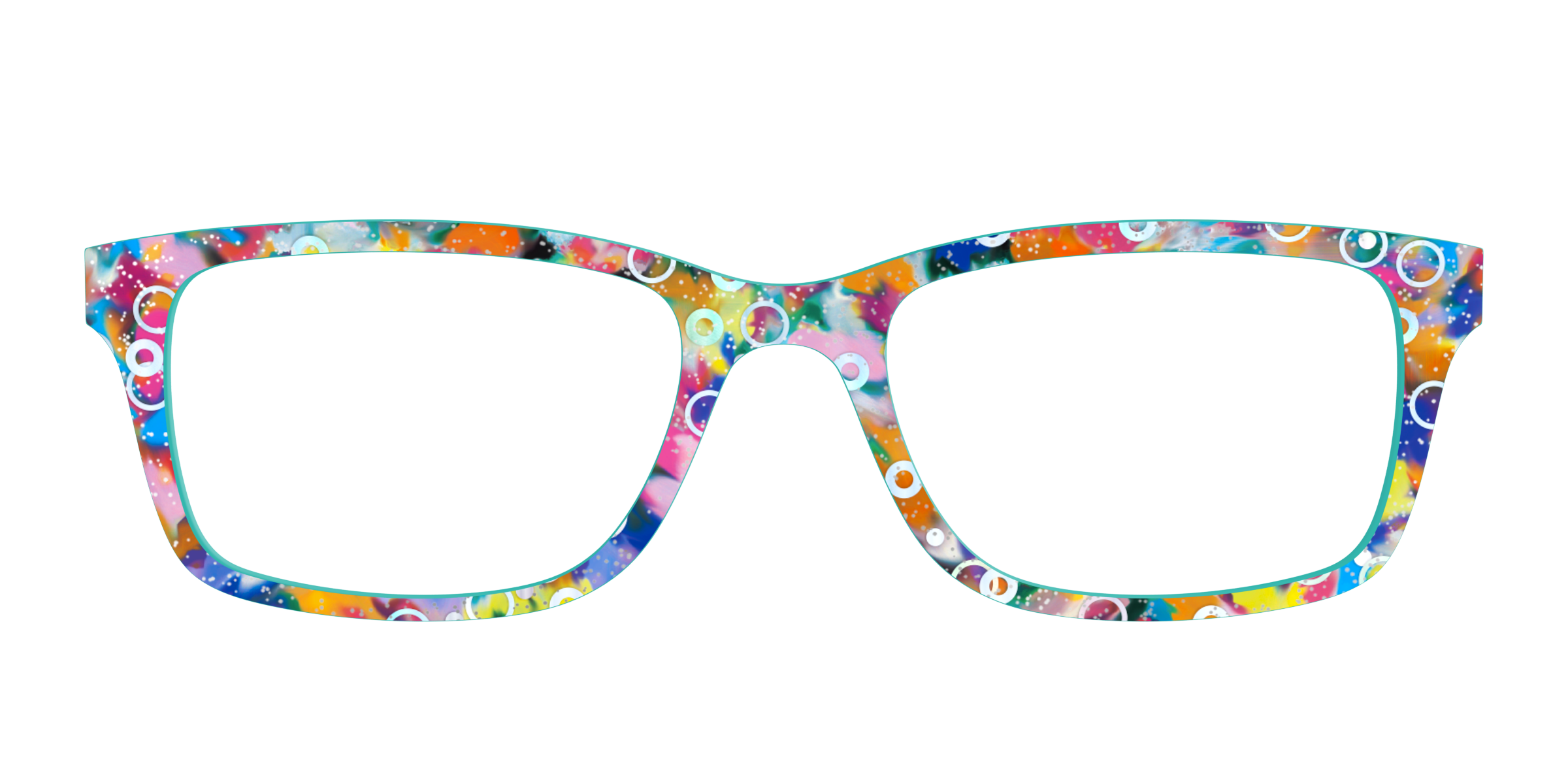 Pair Eyewear Tortoise Bubble Glitter top magnetico Cedro