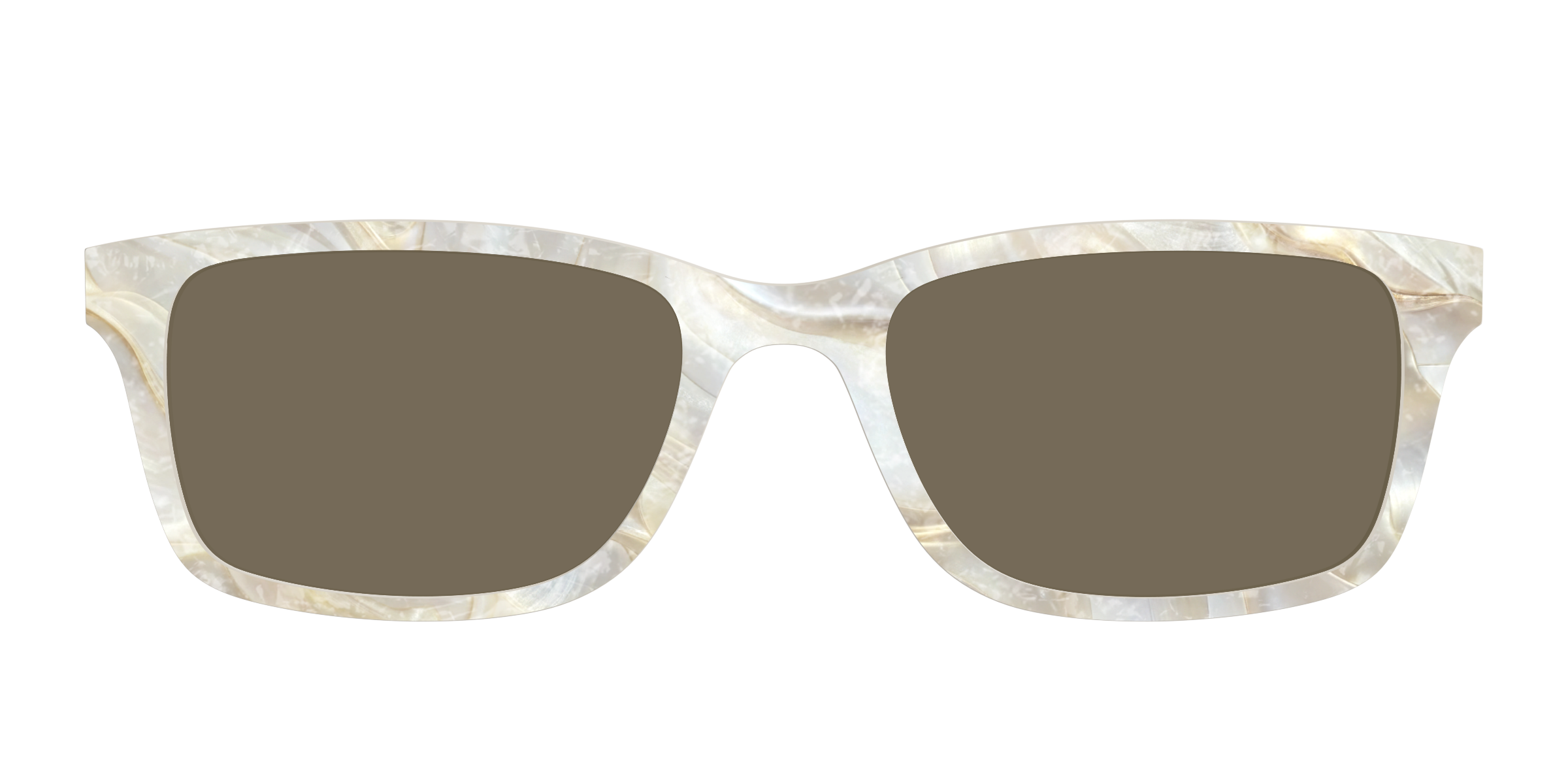 Pair Sun Tops Sandbar Pearl top sole polarizzato perla