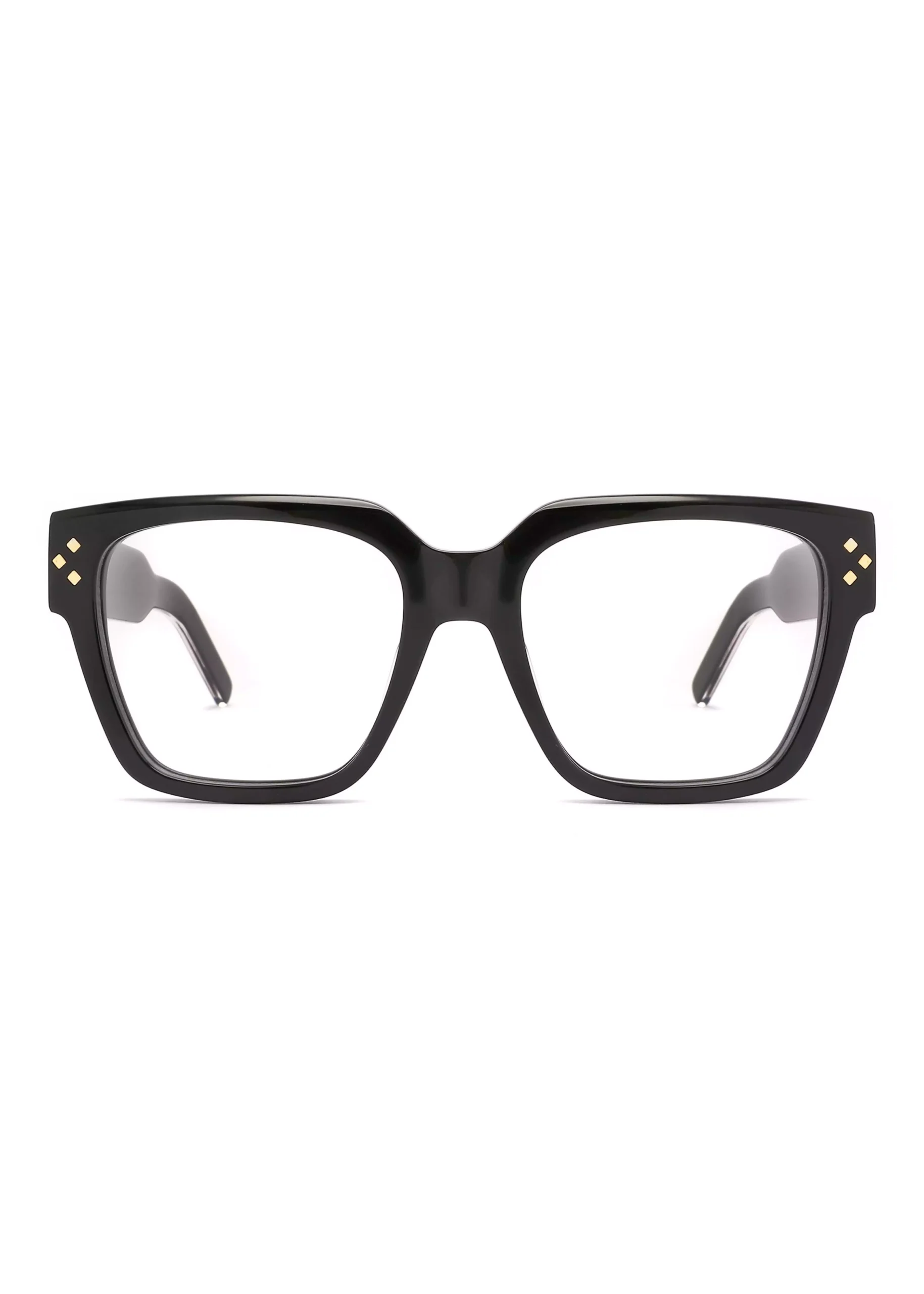 Ouyuan YD1201 montatura occhiali da vista donna acetato spesso