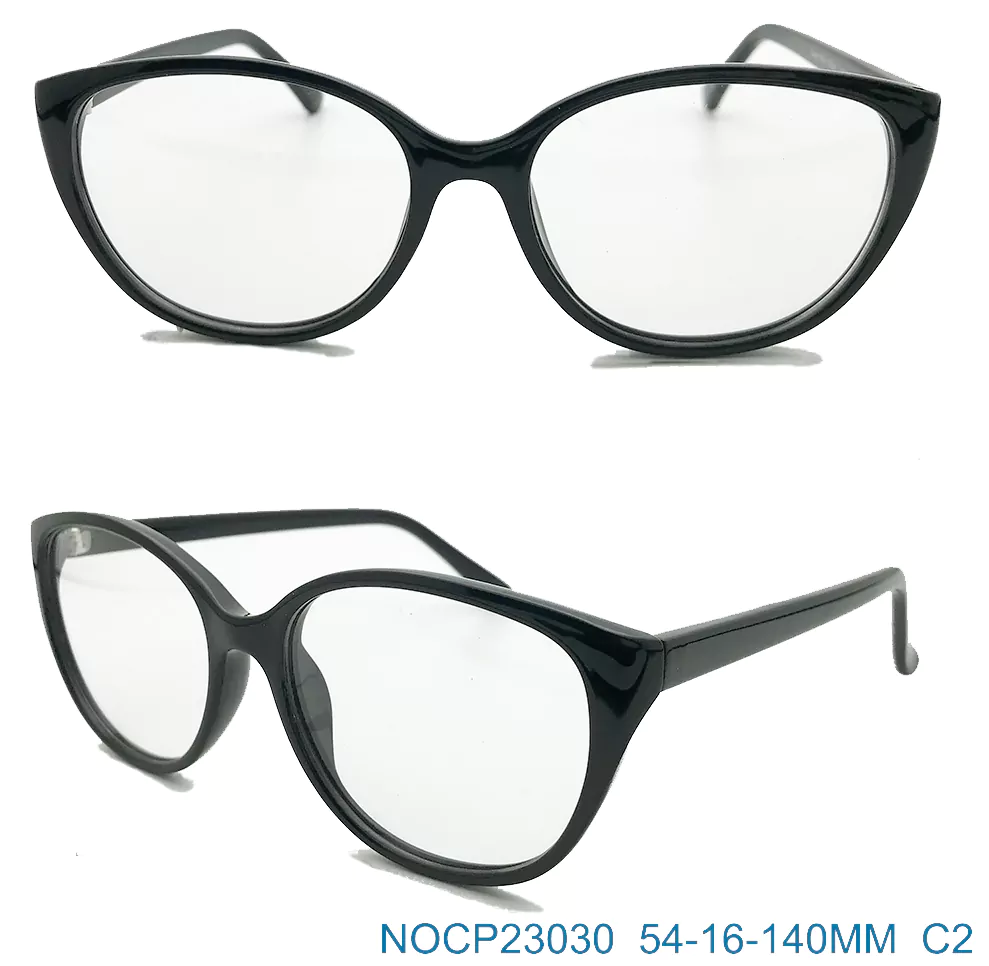Ouyuan NOCP23030 C2 montatura vista cat eye nera retro CP