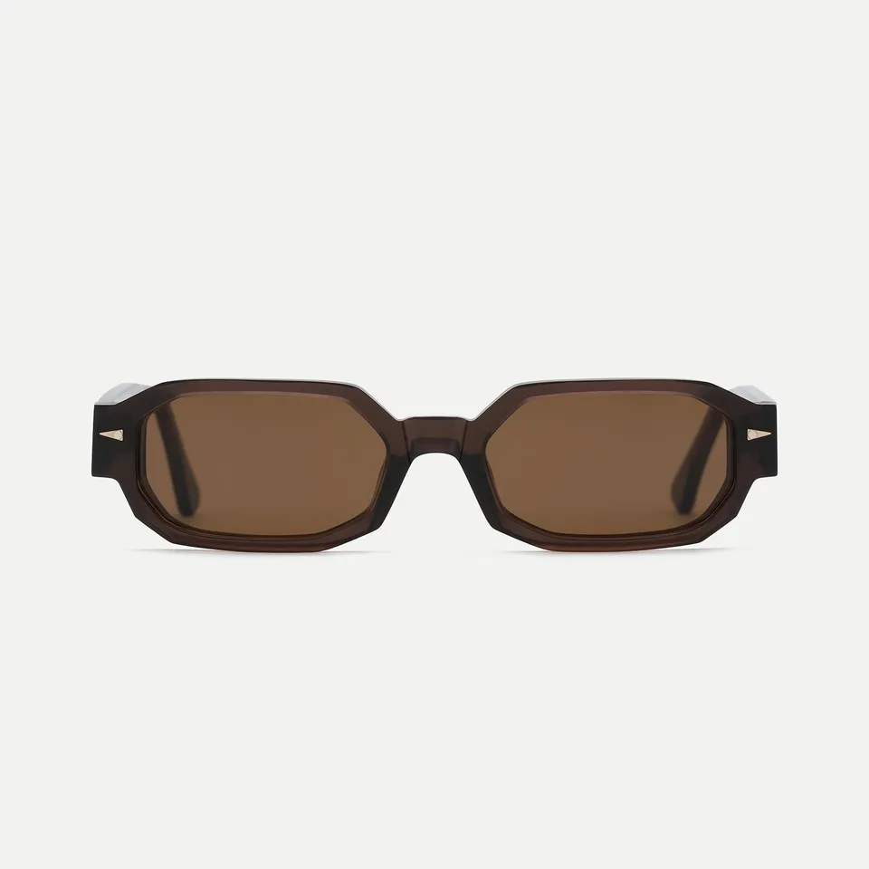 AHLEM Jules occhiali da sole Mokalight Brown acetato