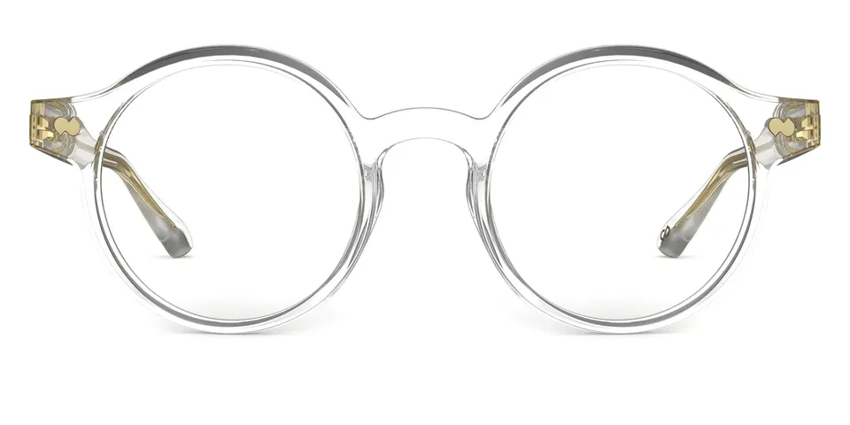 Pair Eyewear Leigh Forte montatura vista Crystal Clear Gold