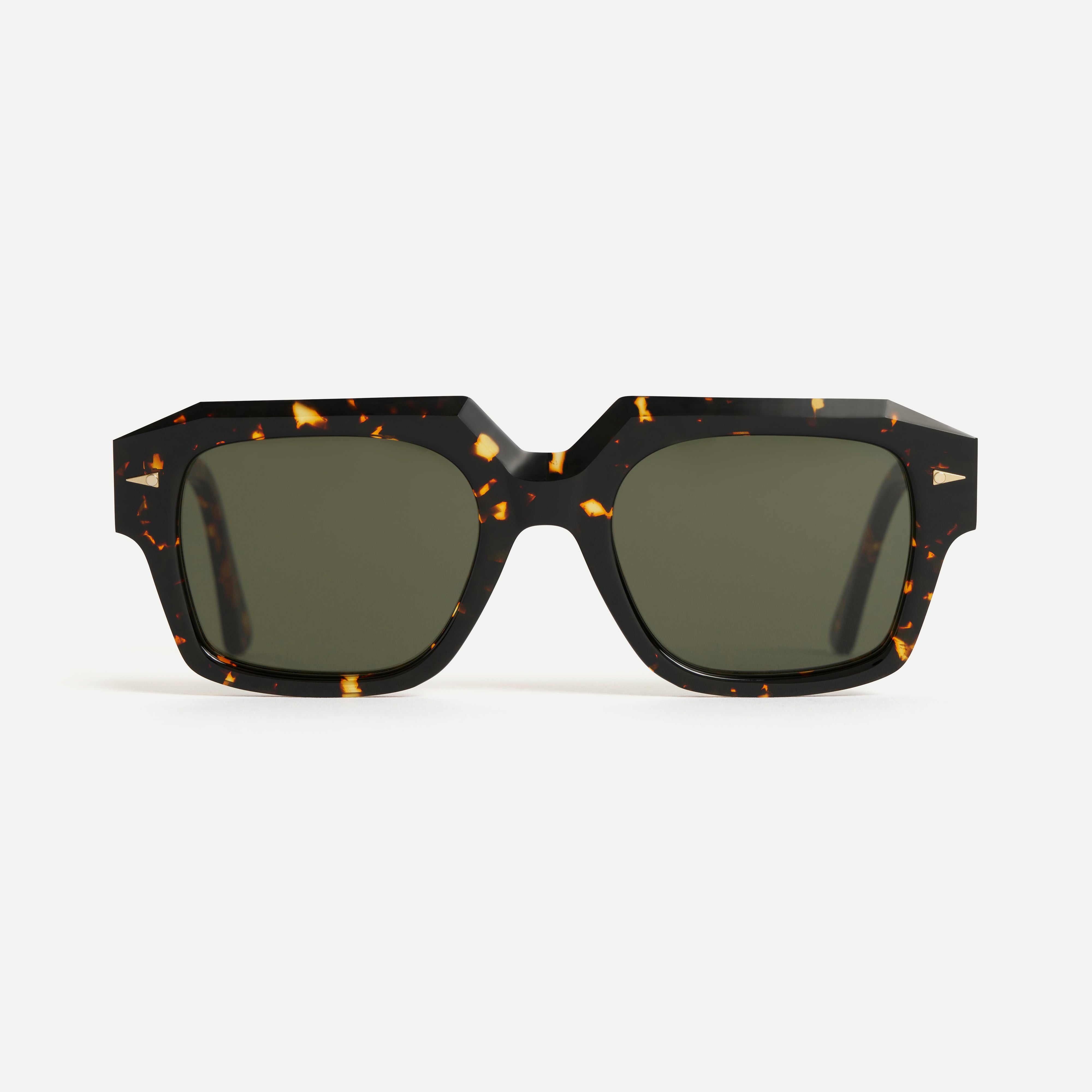 AHLEM Trudaine occhiali da sole Coffeelight oversize acetato