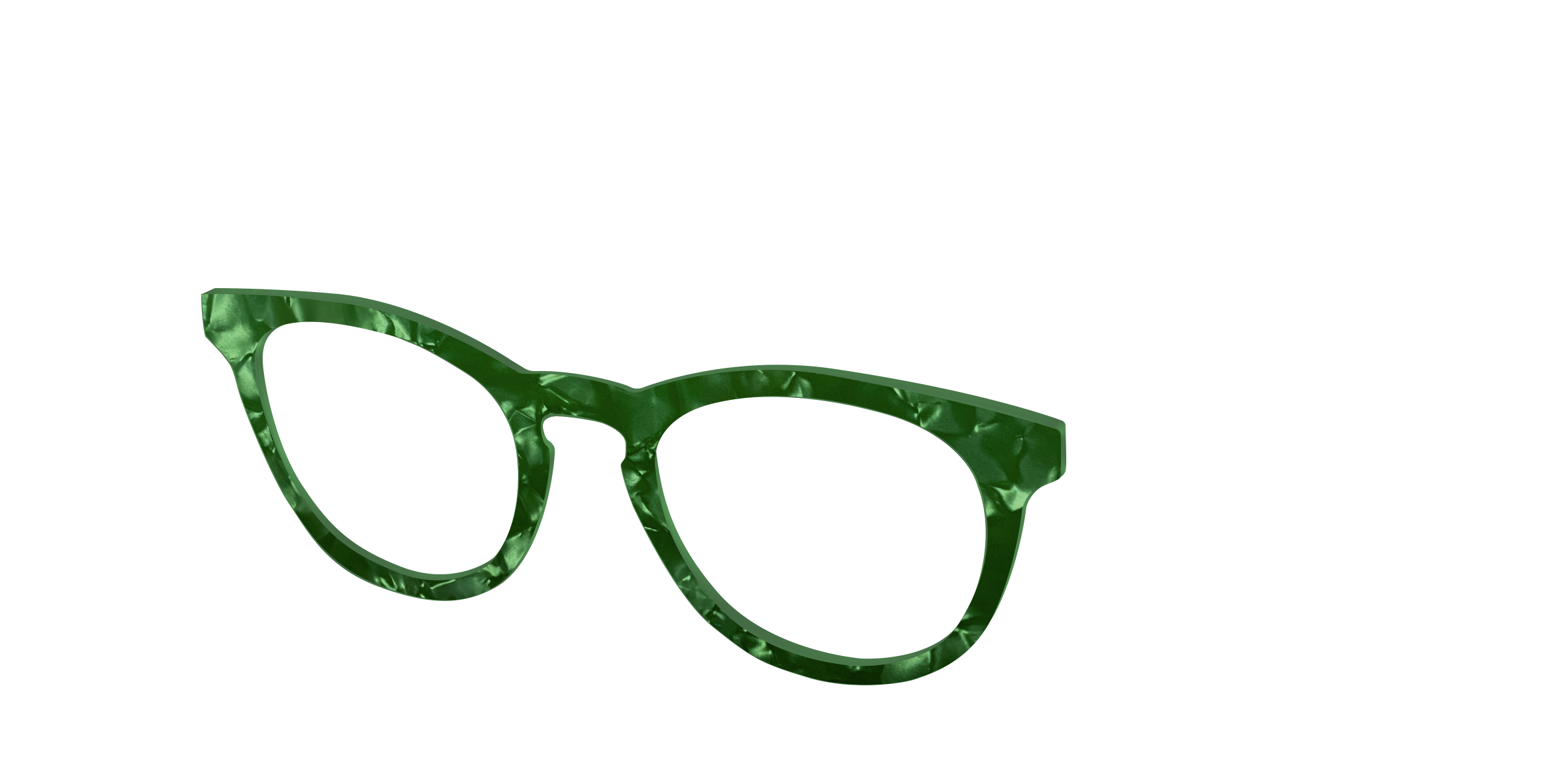 Pair Eyewear Design Tops The Peridot Pearl Marble top verde marmo