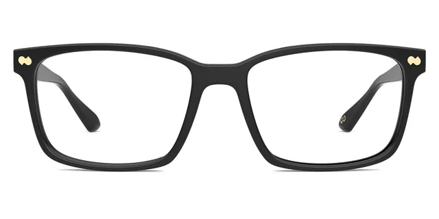 Pair Eyewear Kirby Forte montatura vista nera oro media