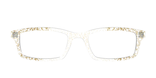 Pair Eyewear Design Tops Golden Flair Crystal top dorato occhiali