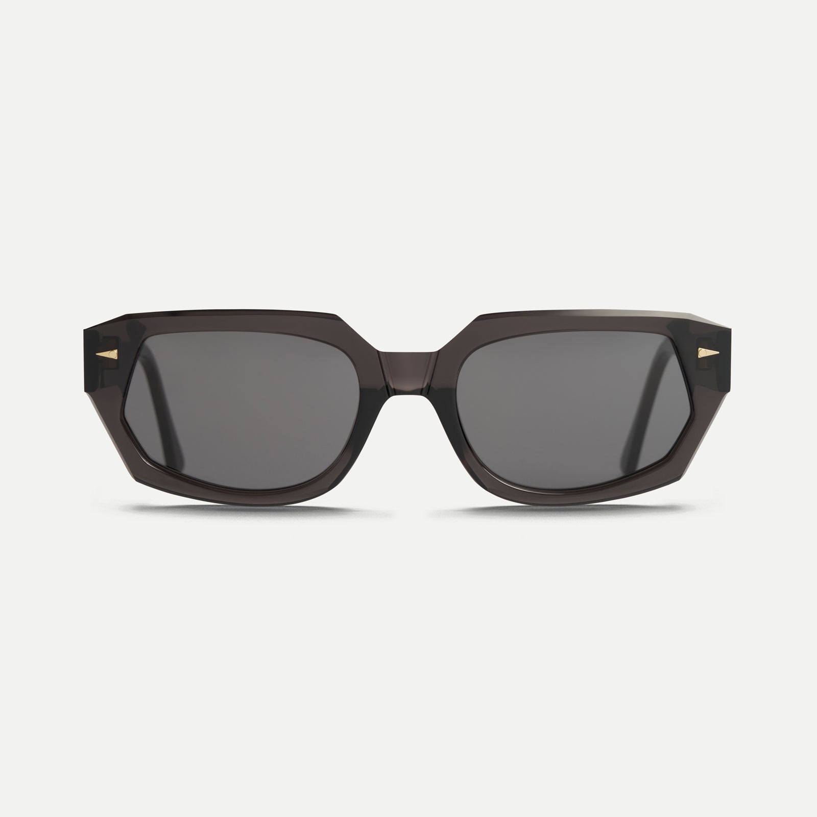 AHLEM Racine occhiali da sole Dark Green Grey acetato