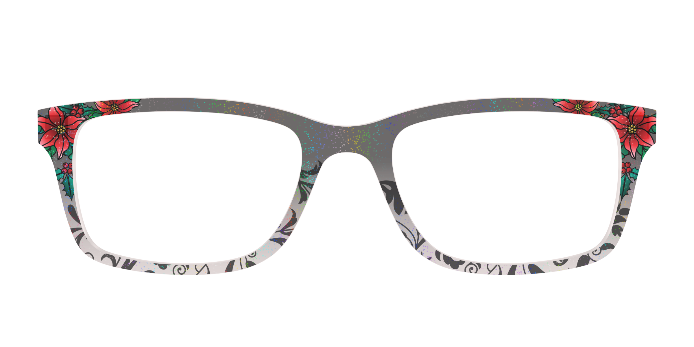 Pair Eyewear Romantic Poinsettia top occhiali natalizio