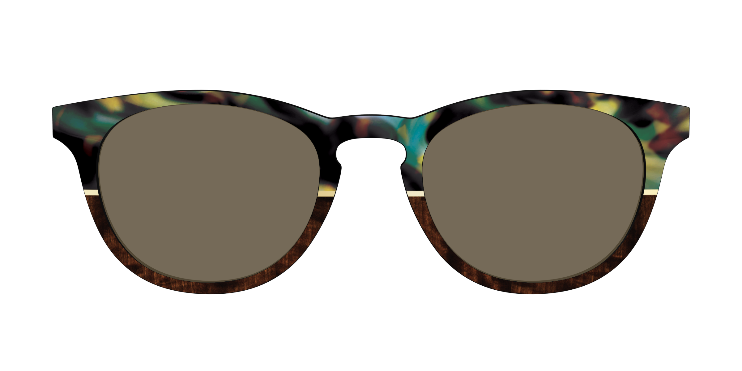 Pair Eyewear Sun Tops Mirage Split Gold Foil sole polarizzato 552