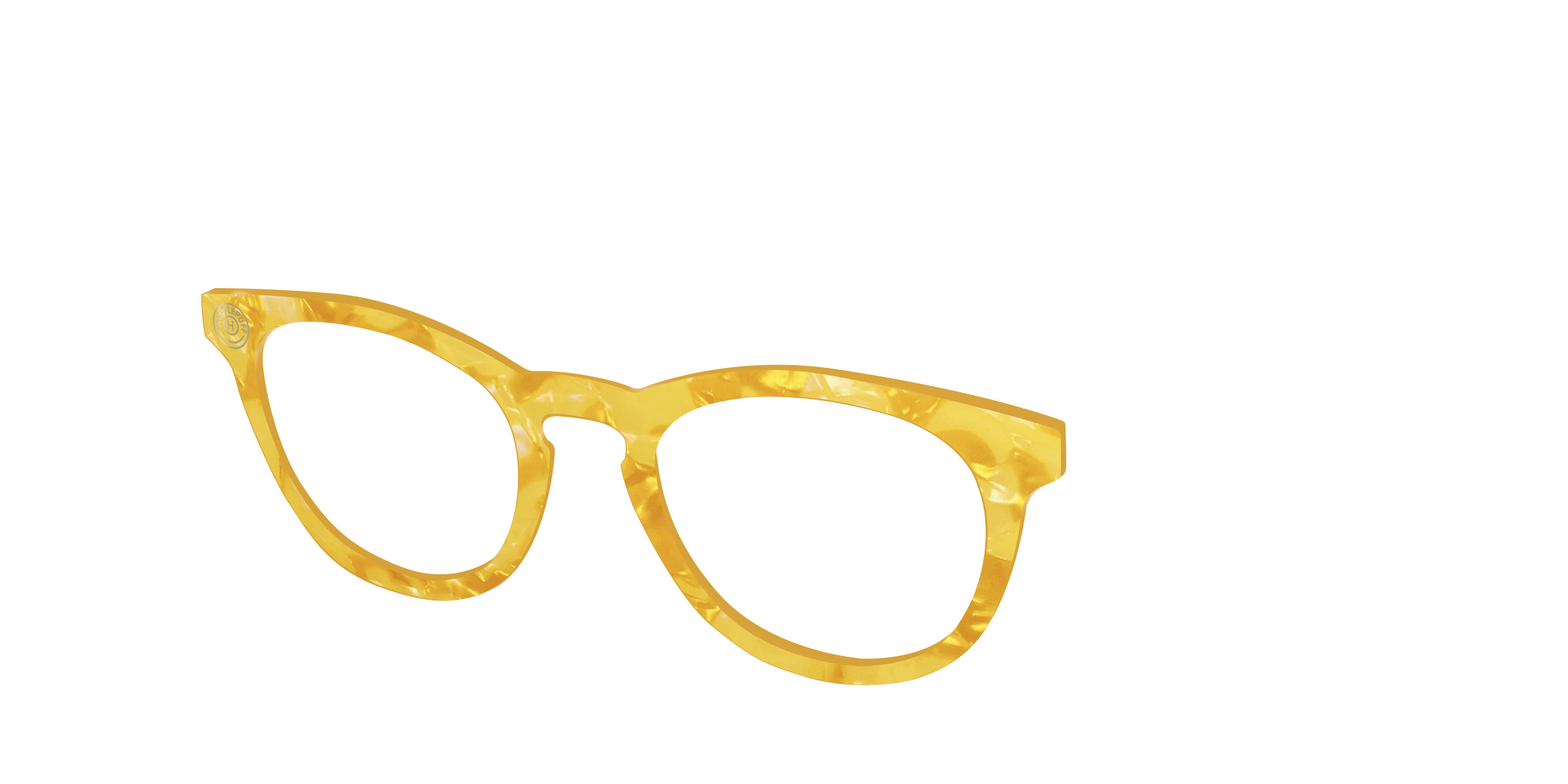 Pair Eyewear Collabs Hufflepuff Pearl Tortoise top occhiali