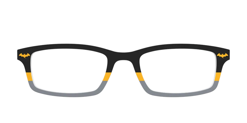 Pair Eyewear Collabs The Batman top magnetico nero giallo