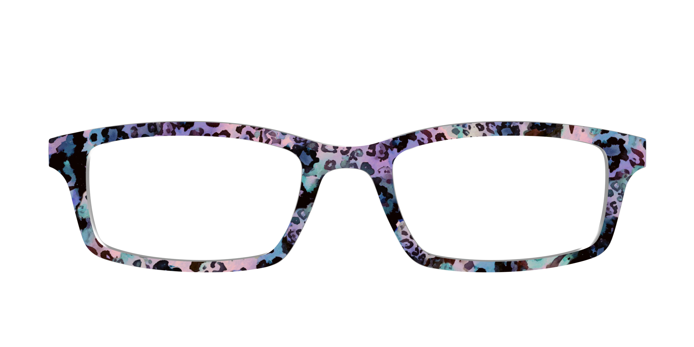 Pair Eyewear Design Tops Alluring Animal Print Mix top SU04