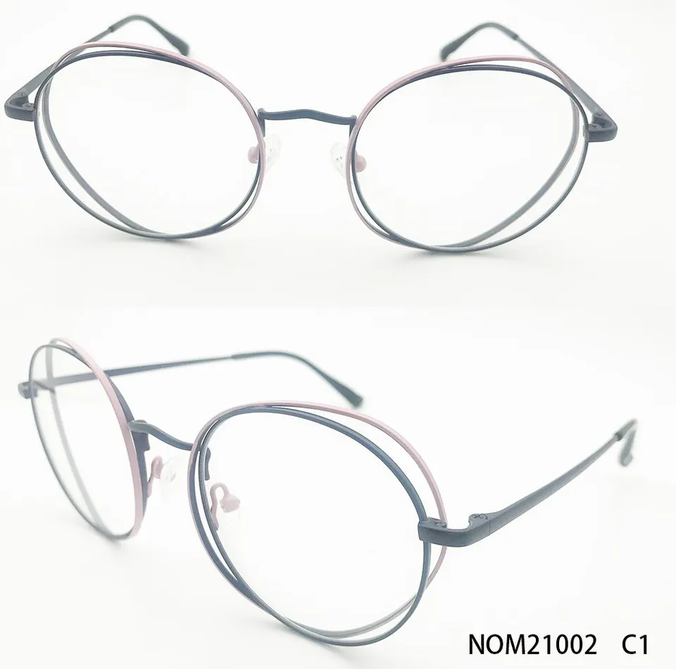 Ouyuan NOM21002 montatura occhiali donna acciaio