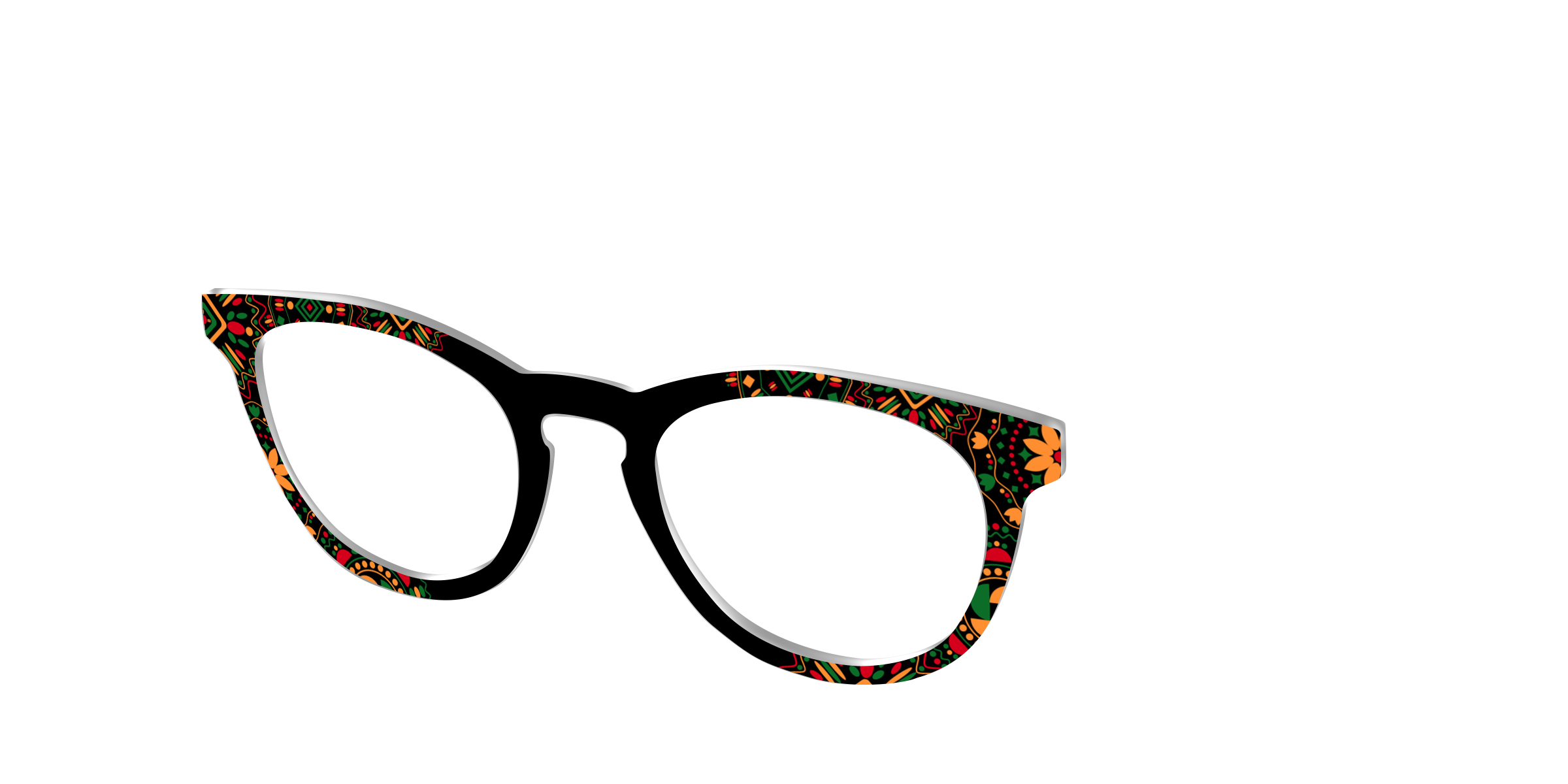 Pair Eyewear Design Tops Kwanzaa Medallion top Cedro