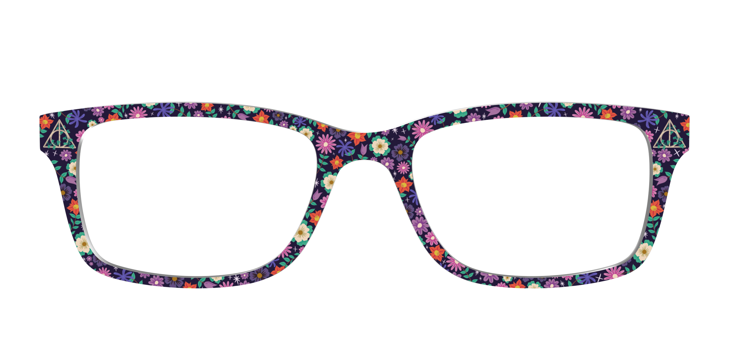 Pair Eyewear Collabs Deathly Hallows Floral top magnetico