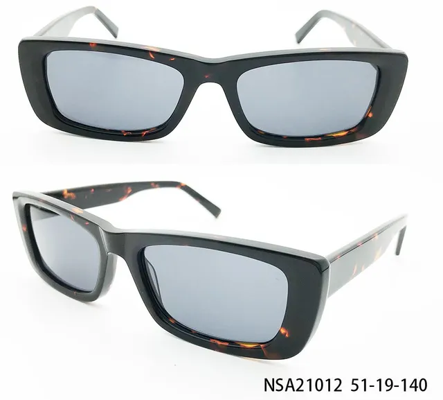 Ouyuan NSA21012 occhiali da sole polarizzati acetato demi