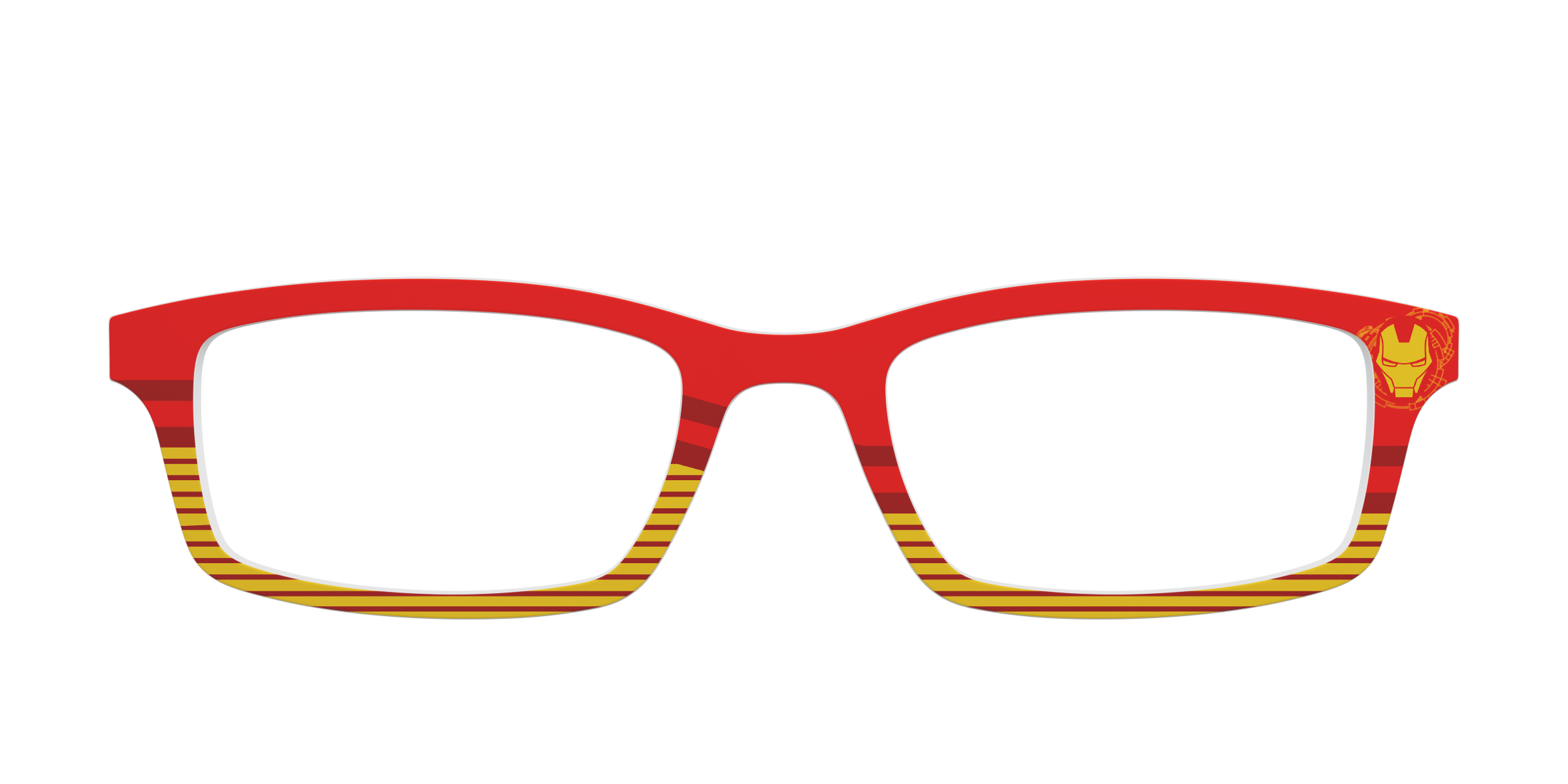 Pair Eyewear Collabs The Iron Man Suit topper rosso IM1