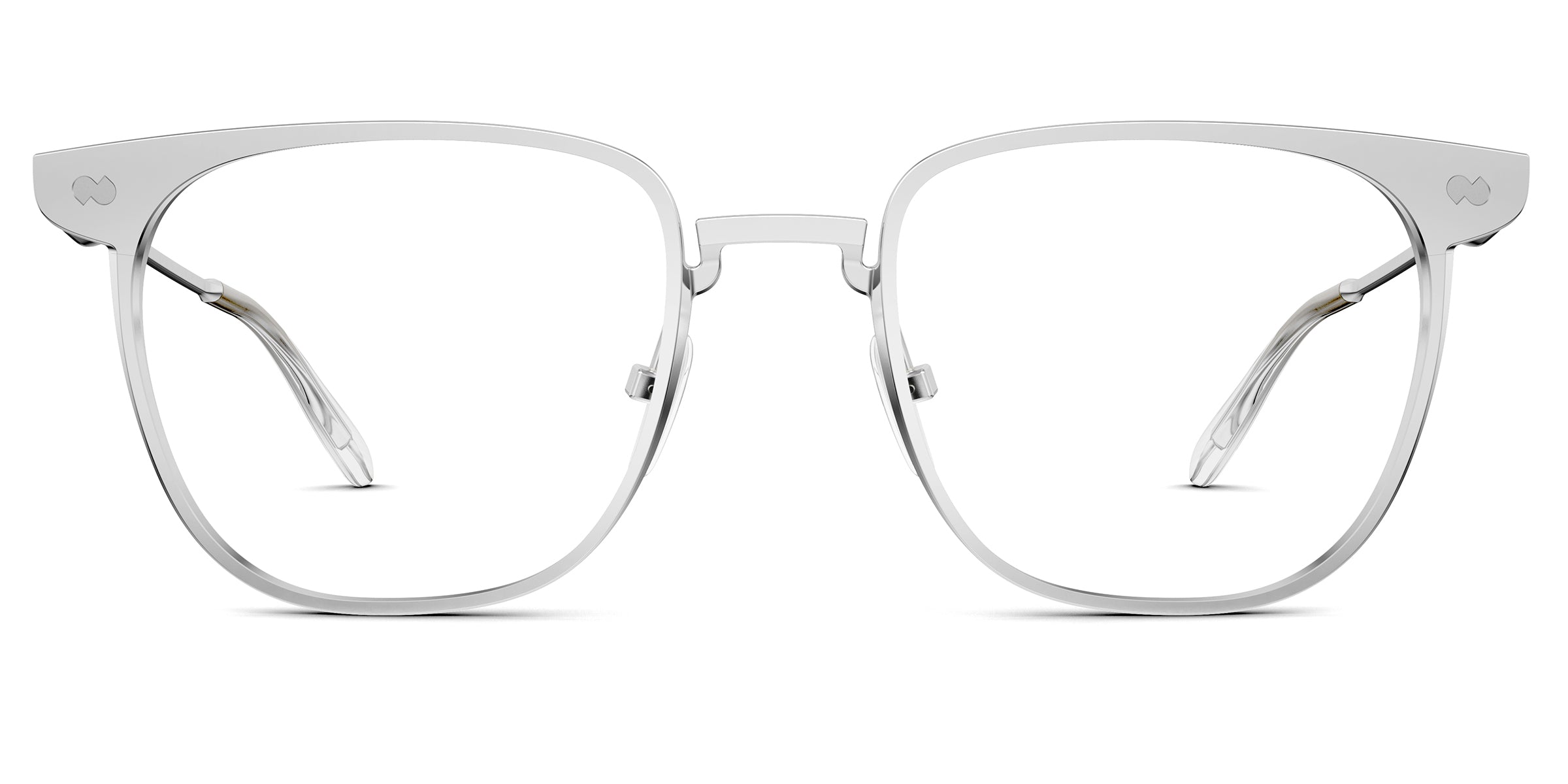 Pair Eyewear Nola Black Metal montatura metallo quadrata nera
