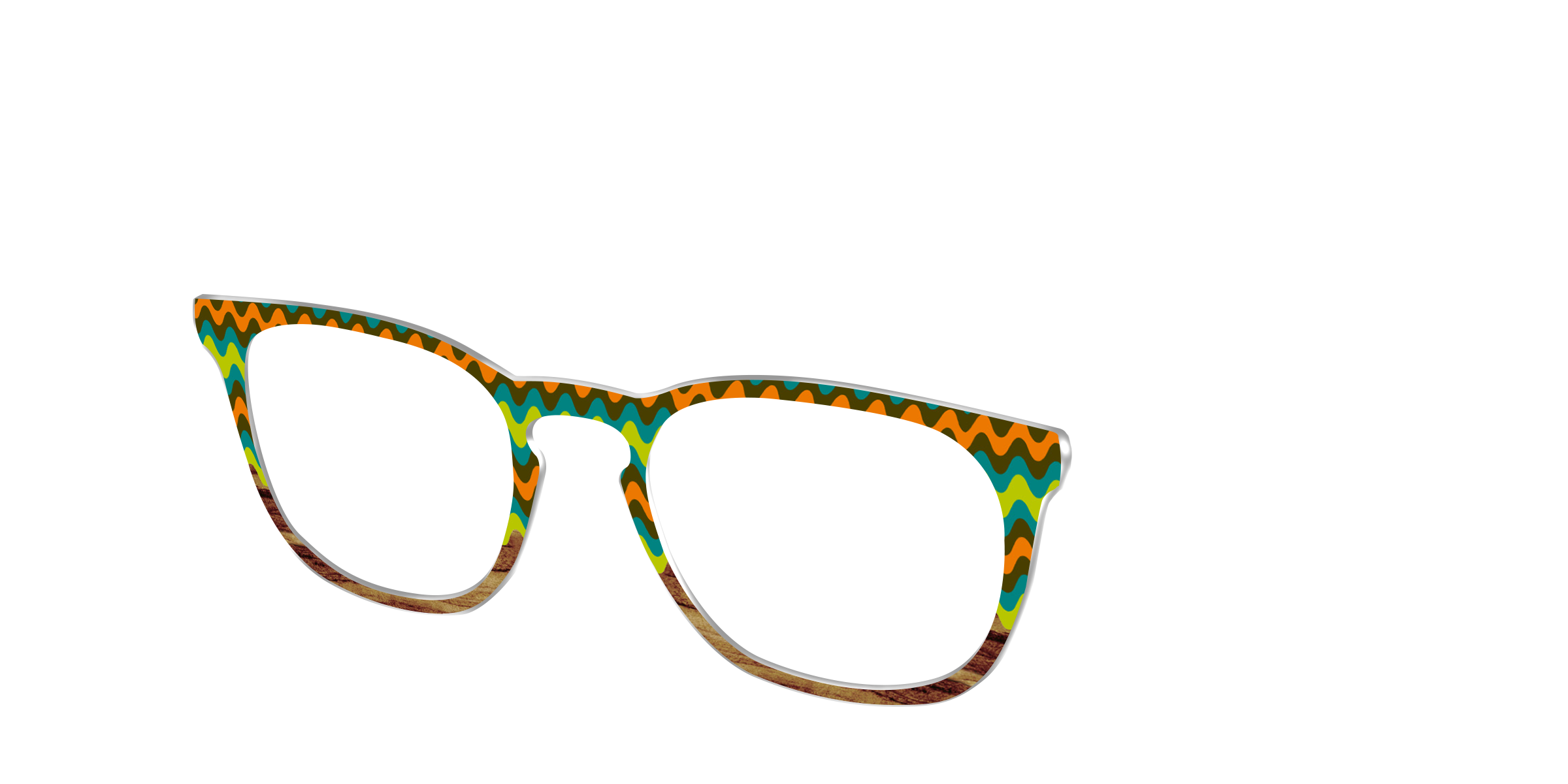 Pair Eyewear Design Tops The Woodgrain Waves top occhiali DE11
