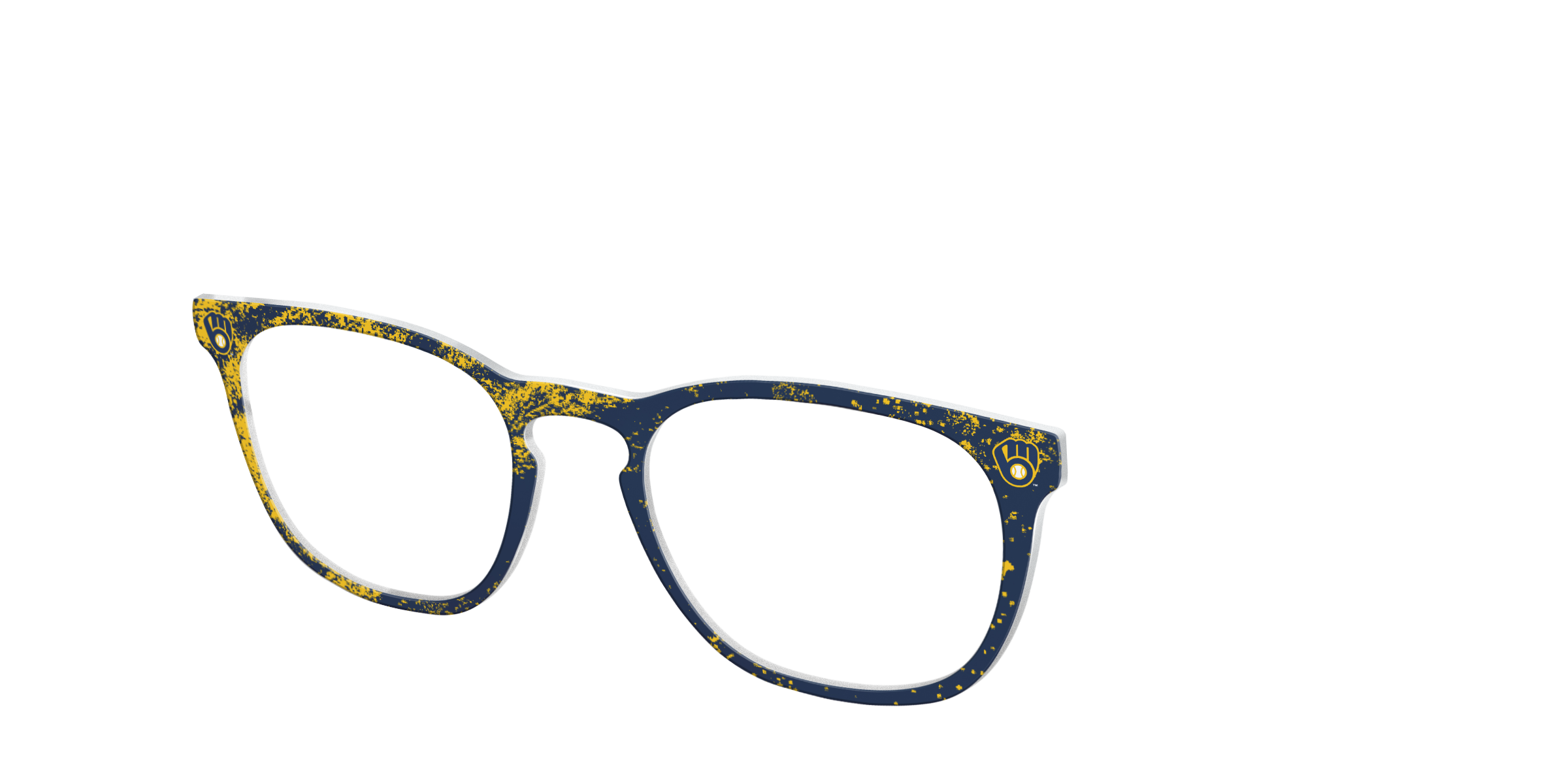 Pair School Spirit Brewers Home Run top occhiali giallo