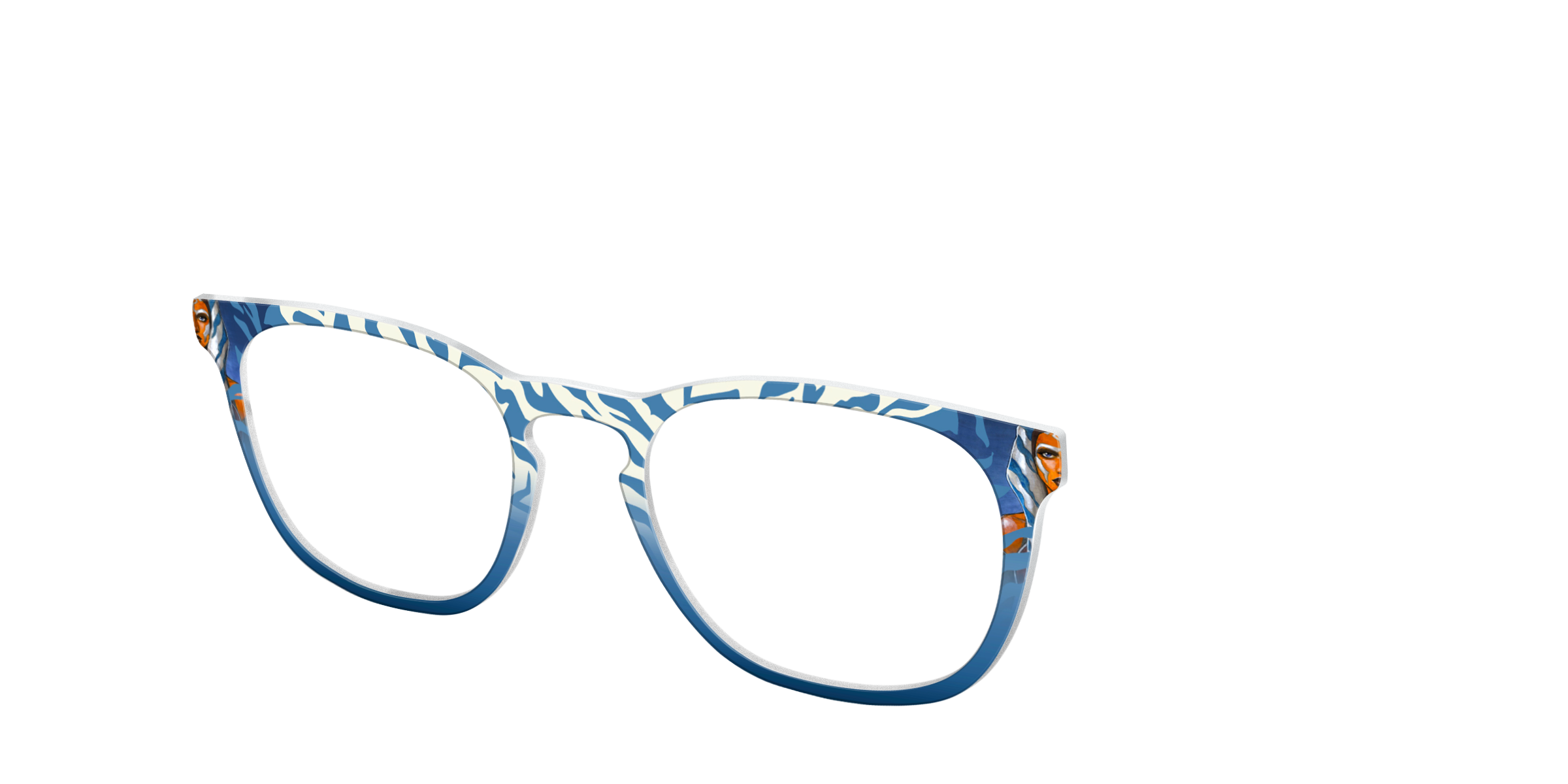 Pair Eyewear Collabs Ahsoka Tano cover occhiali fantasia blu