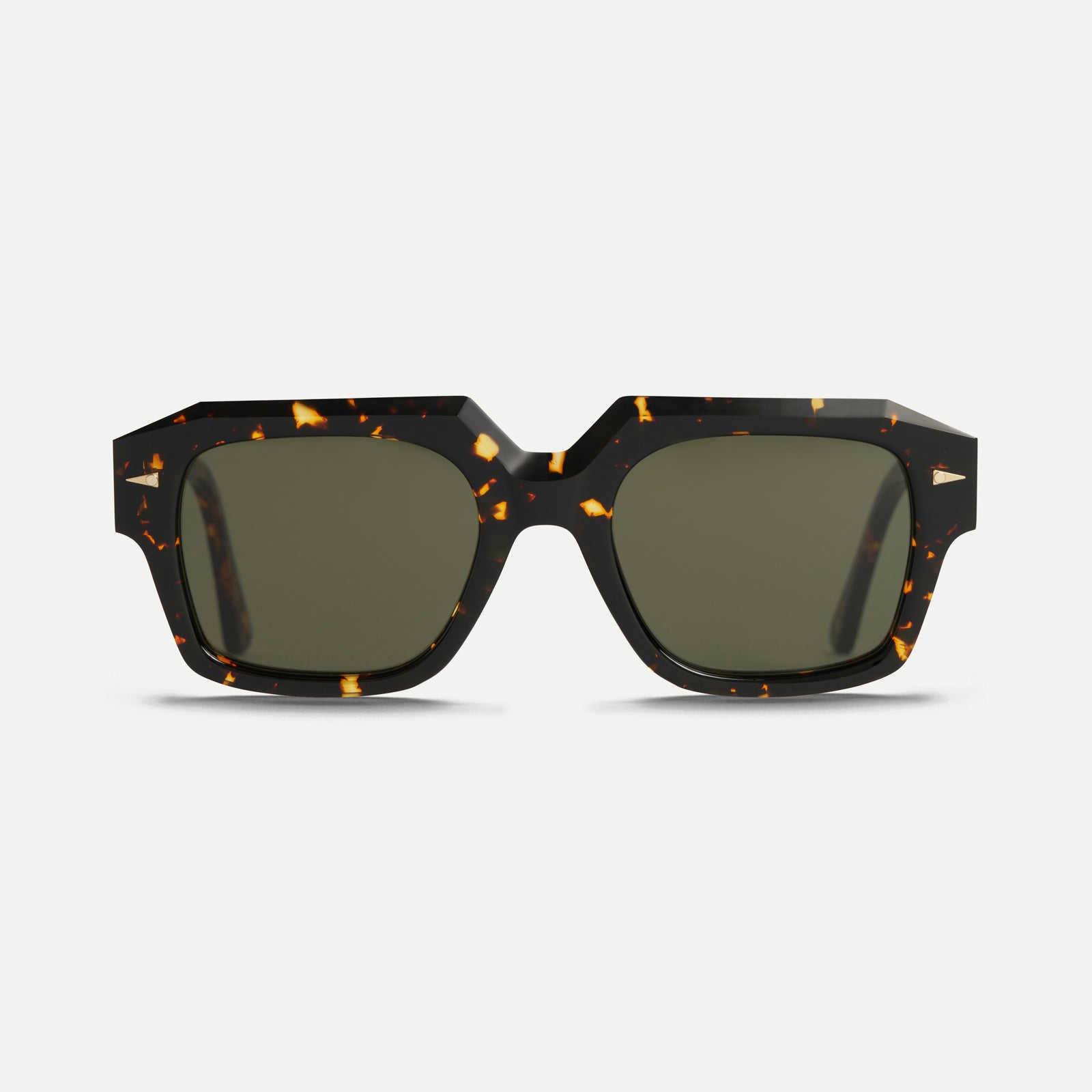 AHLEM Trudaine occhiali da sole Coffeelight oversize acetato