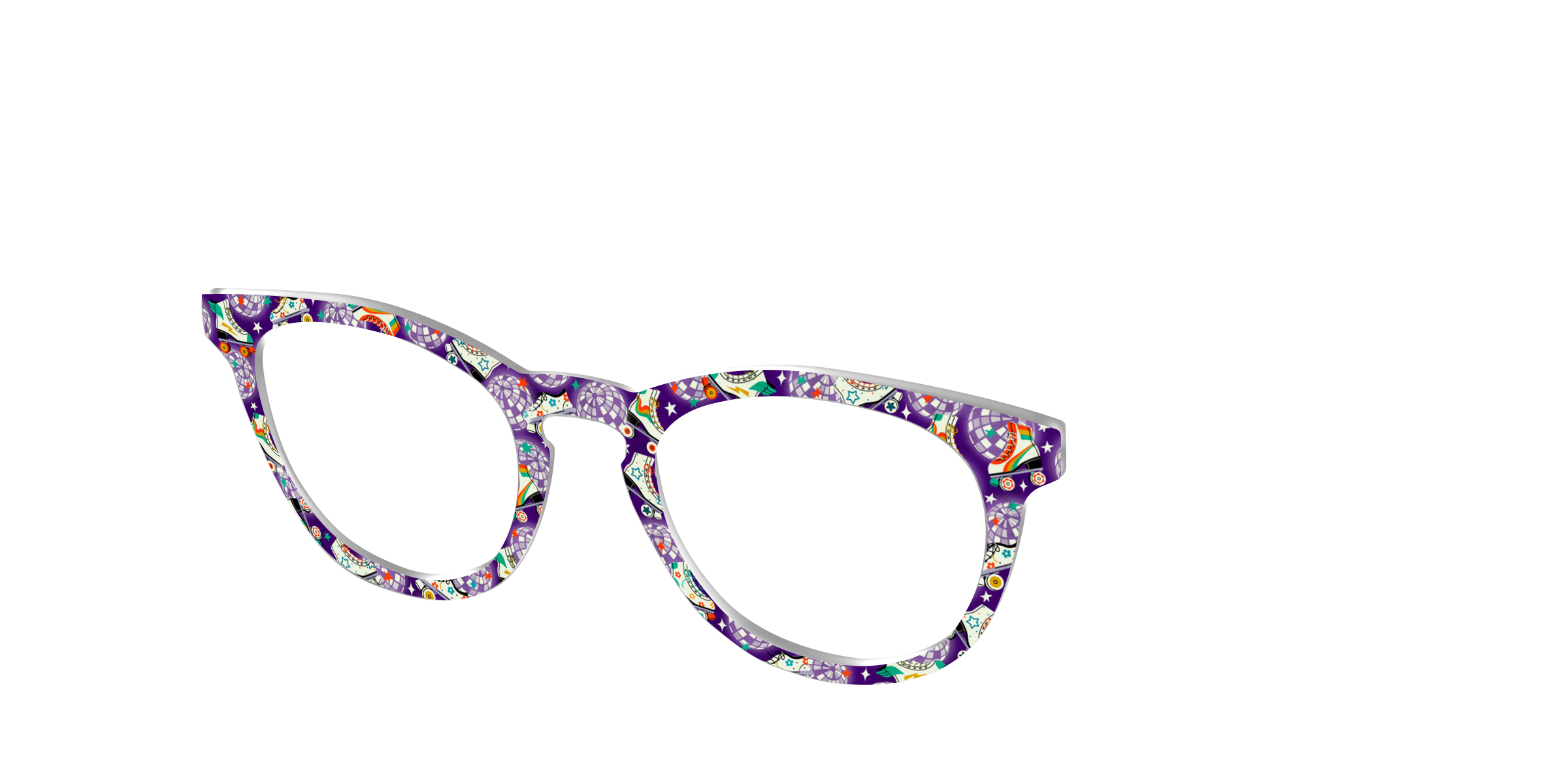 Pair Eyewear Design Tops The Roller Disco top per occhiali colorato
