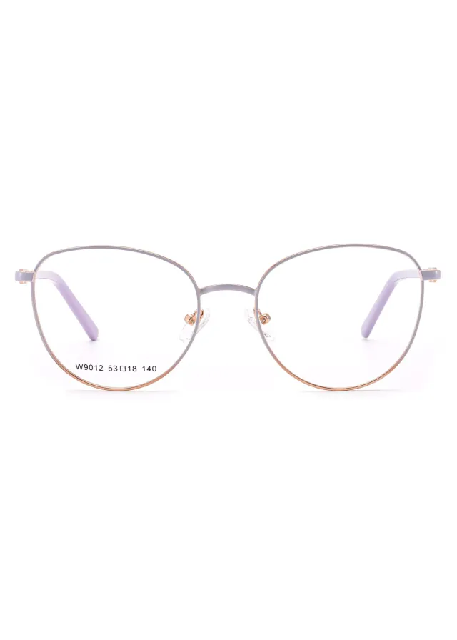 Ouyuan Eyewear W9012 montatura occhiali rotonda cangiante