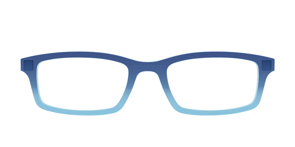 Pair Eyewear Solid Tops Indigo Sky Blue Gradient top occhiali blu