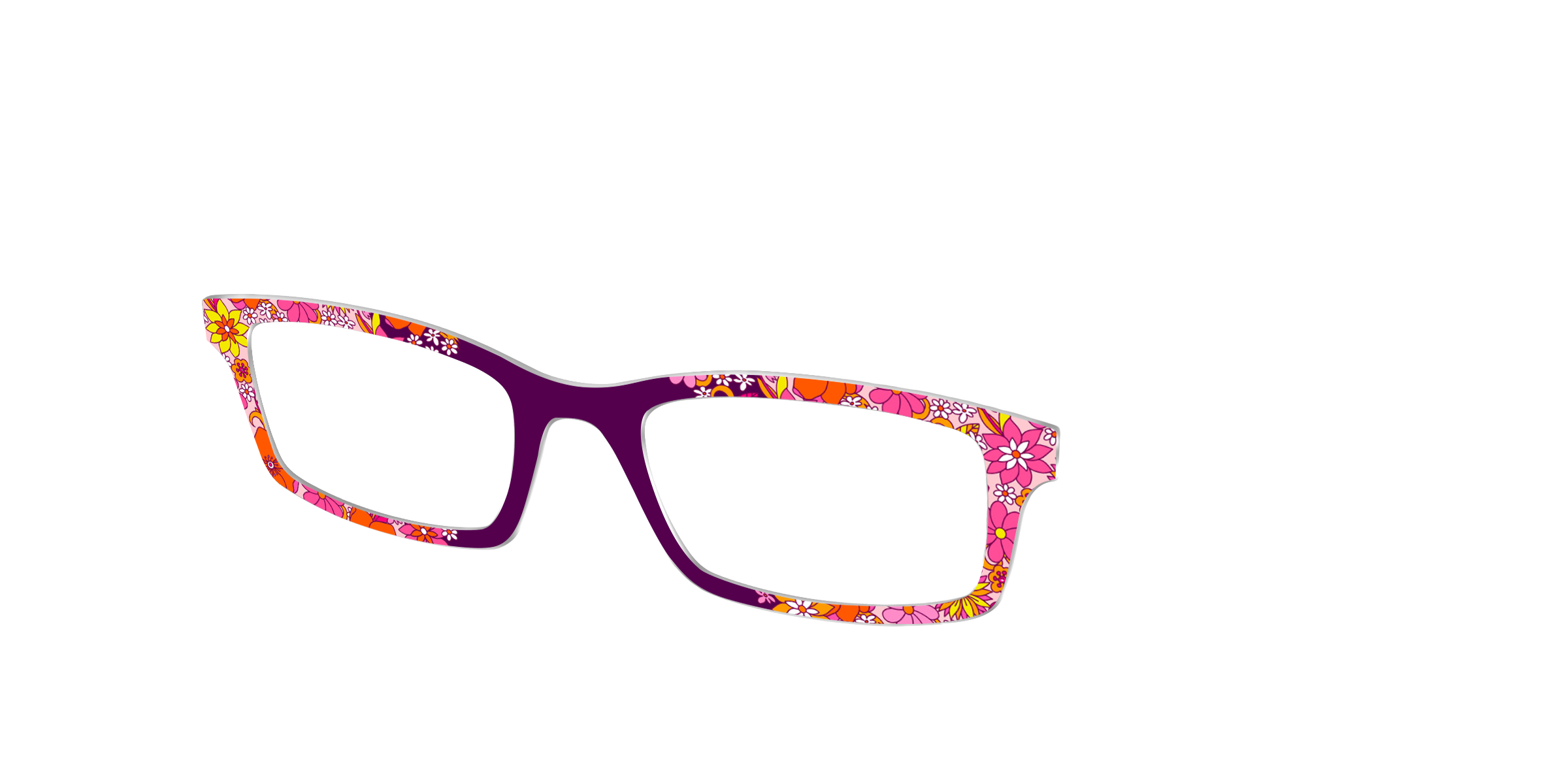 Pair Eyewear Design Tops Far Out Floral topper floreale