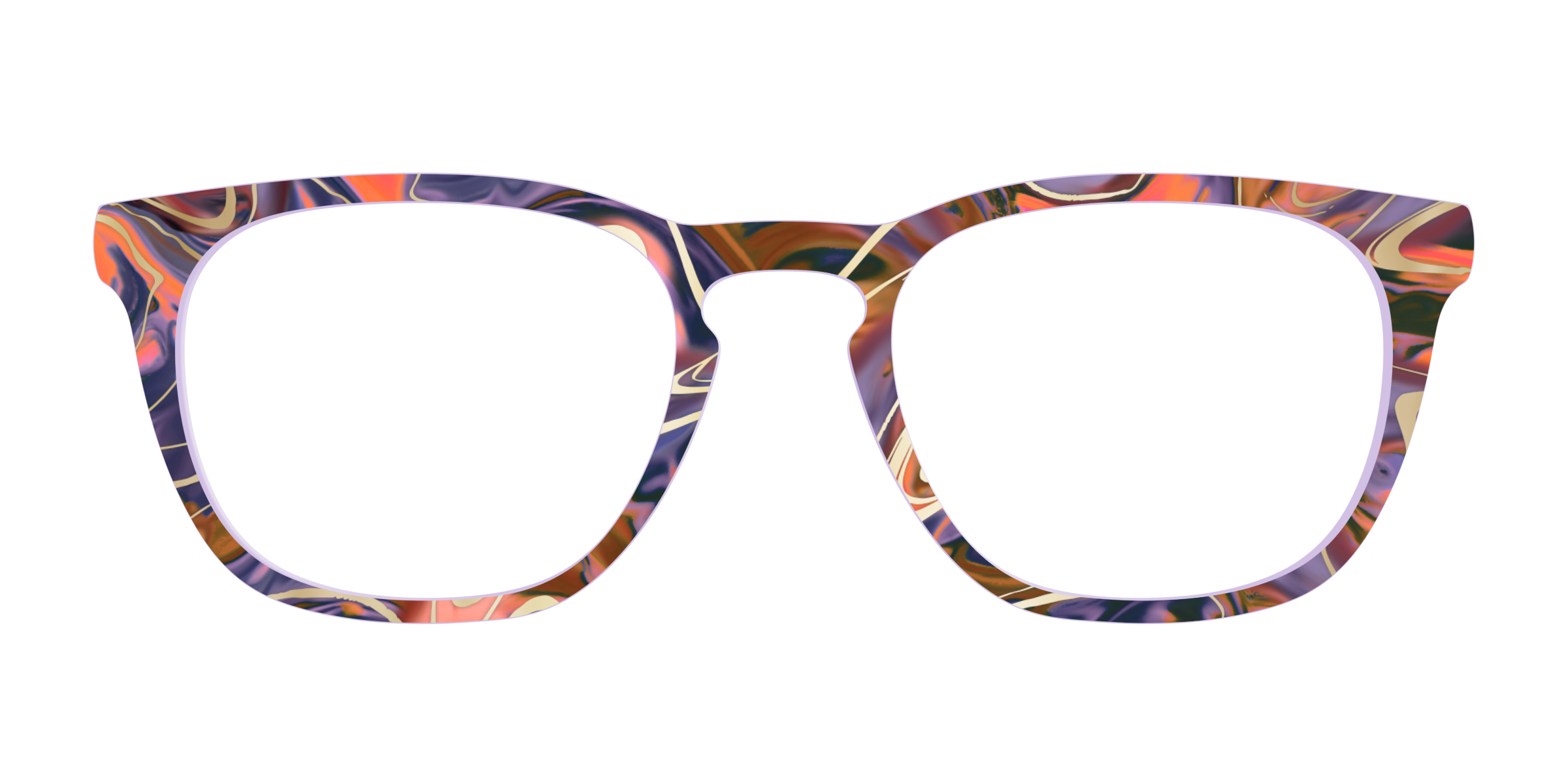 Pair Eyewear Design Tops Potion Marble Gold top per occhiali