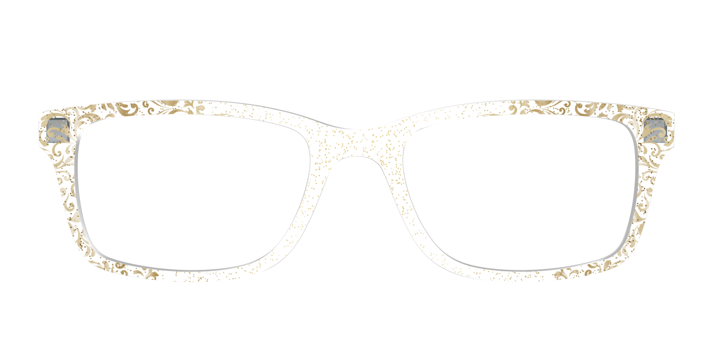 Pair Eyewear Design Tops Golden Flair Crystal top dorato occhiali