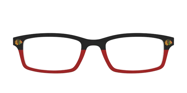 Pair Eyewear The Blackhawks Split topper occhiali nero rosso