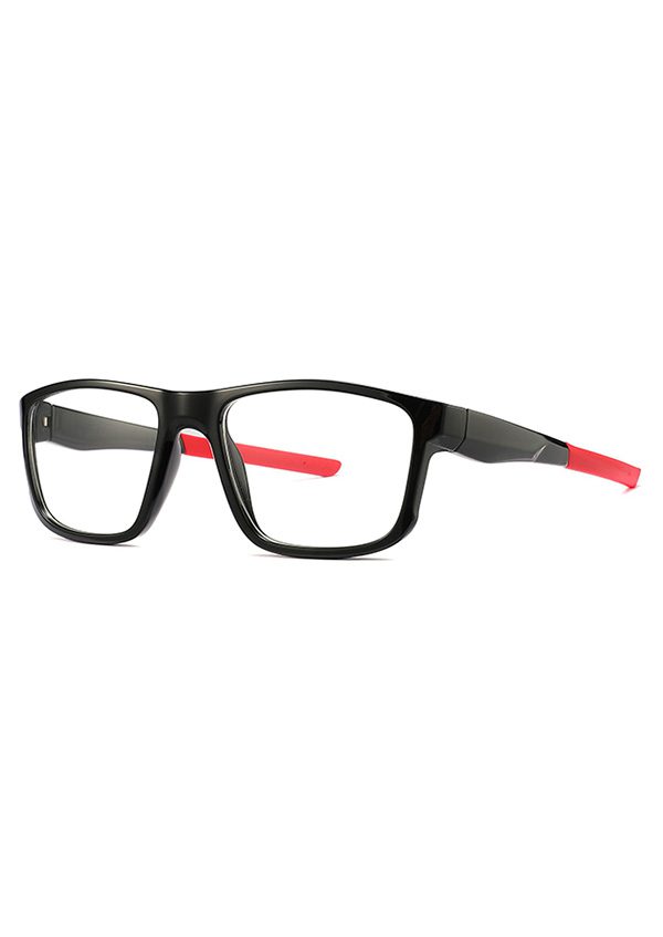 Ouyuan TR082003 montatura sportiva TR90 nera-blu