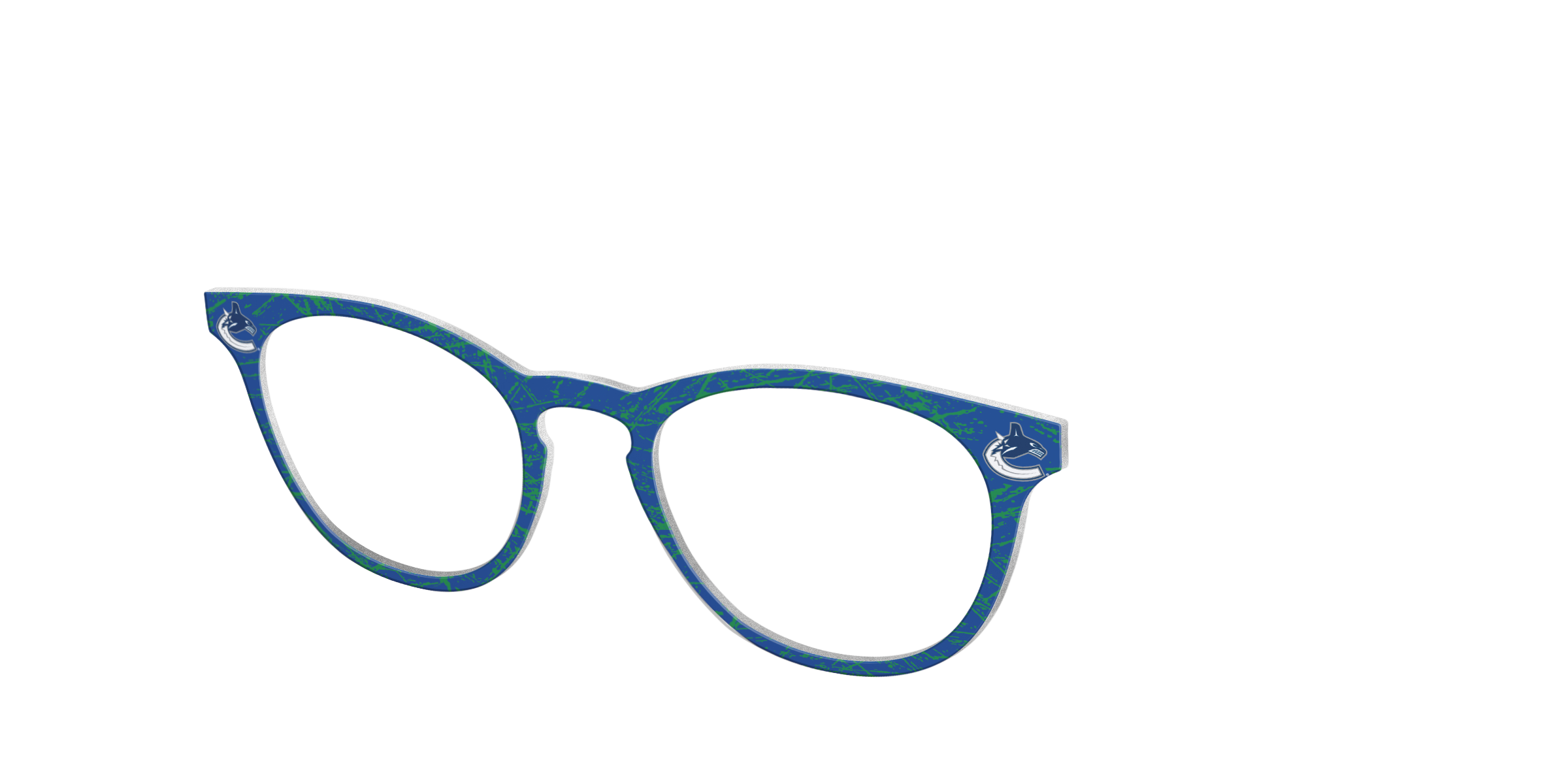 Pair Eyewear School Spirit The Canucks Ice cover blu verde