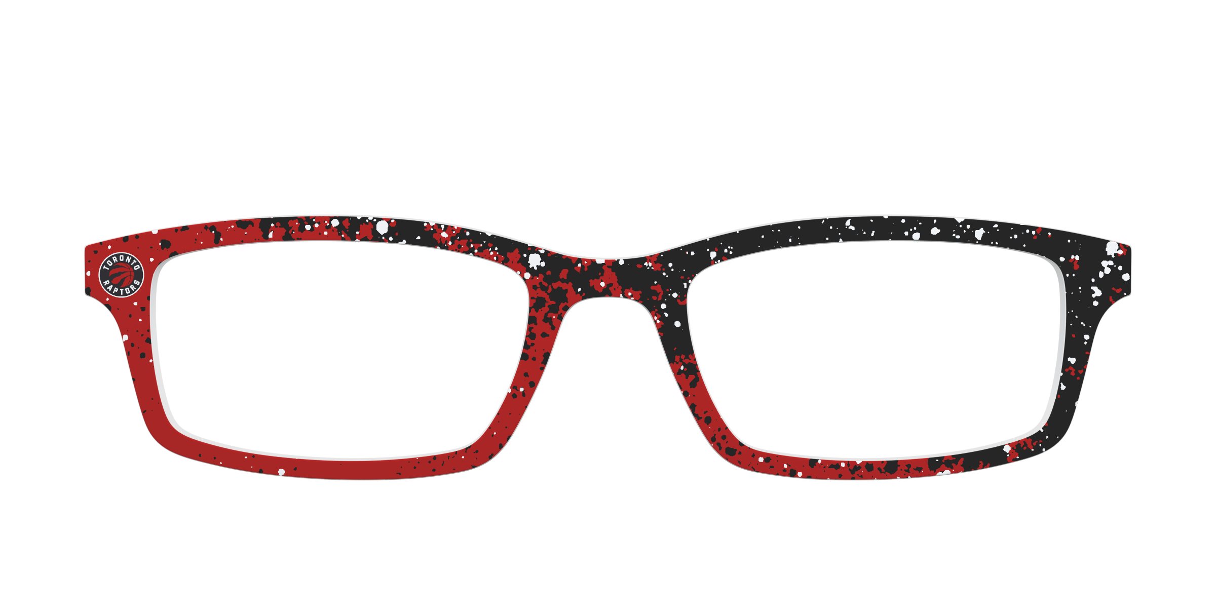 Pair Eyewear School Spirit The Raptors Splatter top magnetico NBA