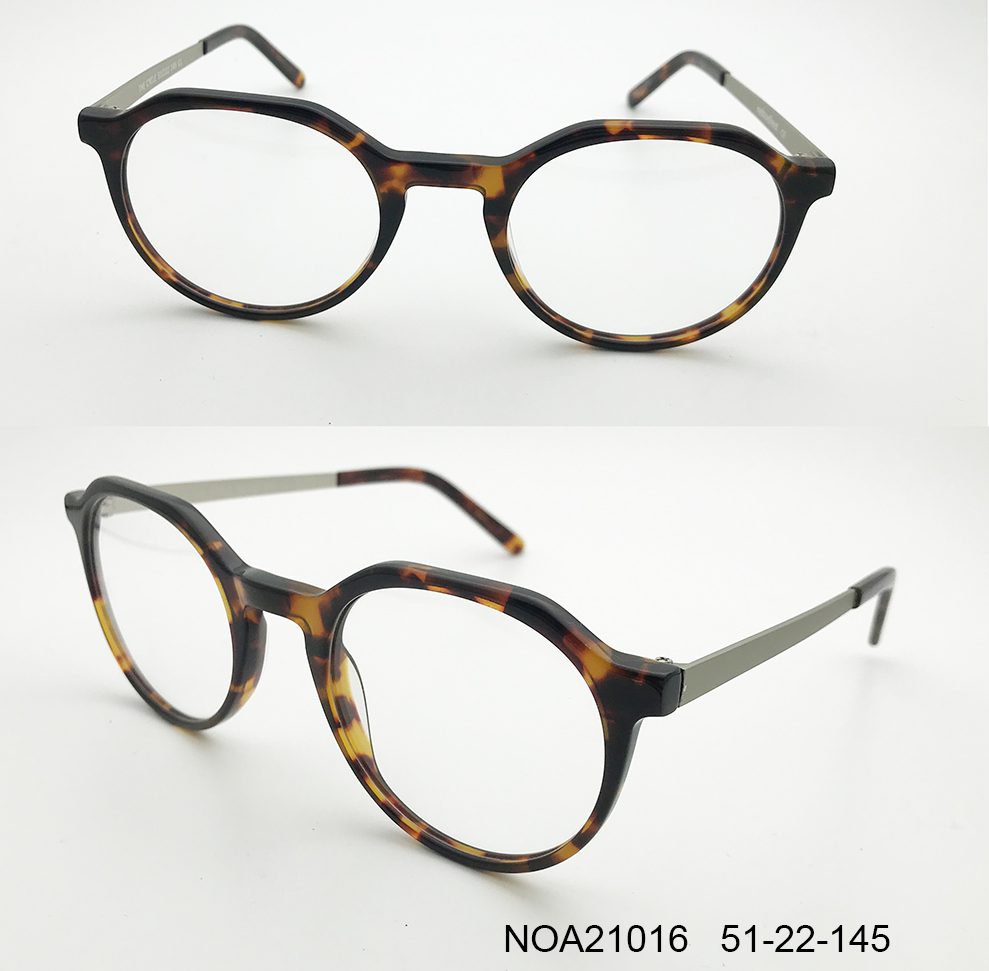 Ouyuan NOA21016 montatura occhiali tartarugata donna