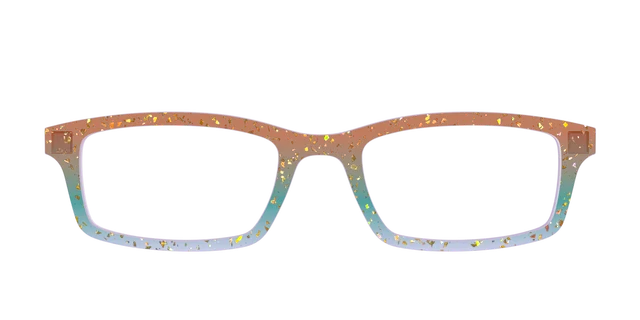Pair Eyewear Design Autumnal Gradient Crystal top occhiali oro