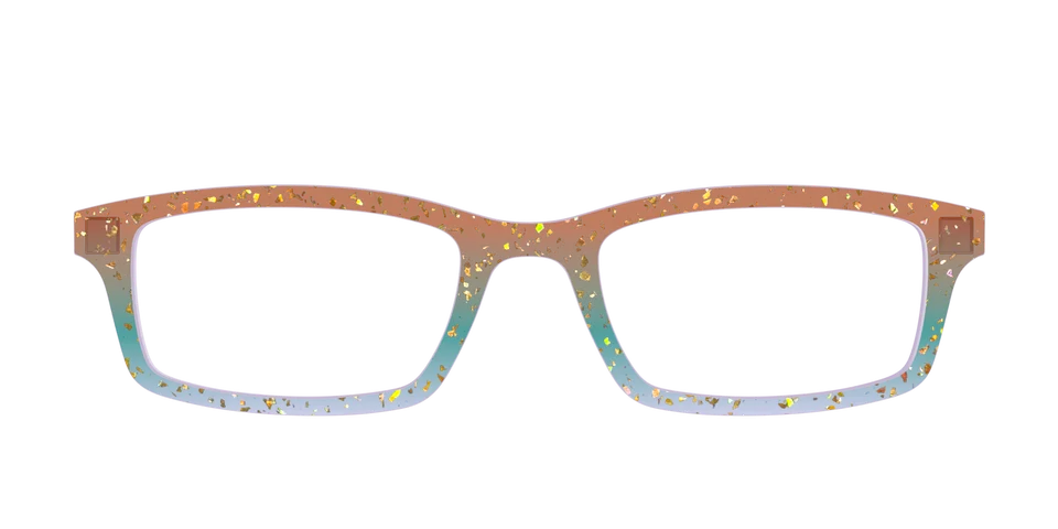 Pair Eyewear Design Autumnal Gradient Crystal top occhiali oro