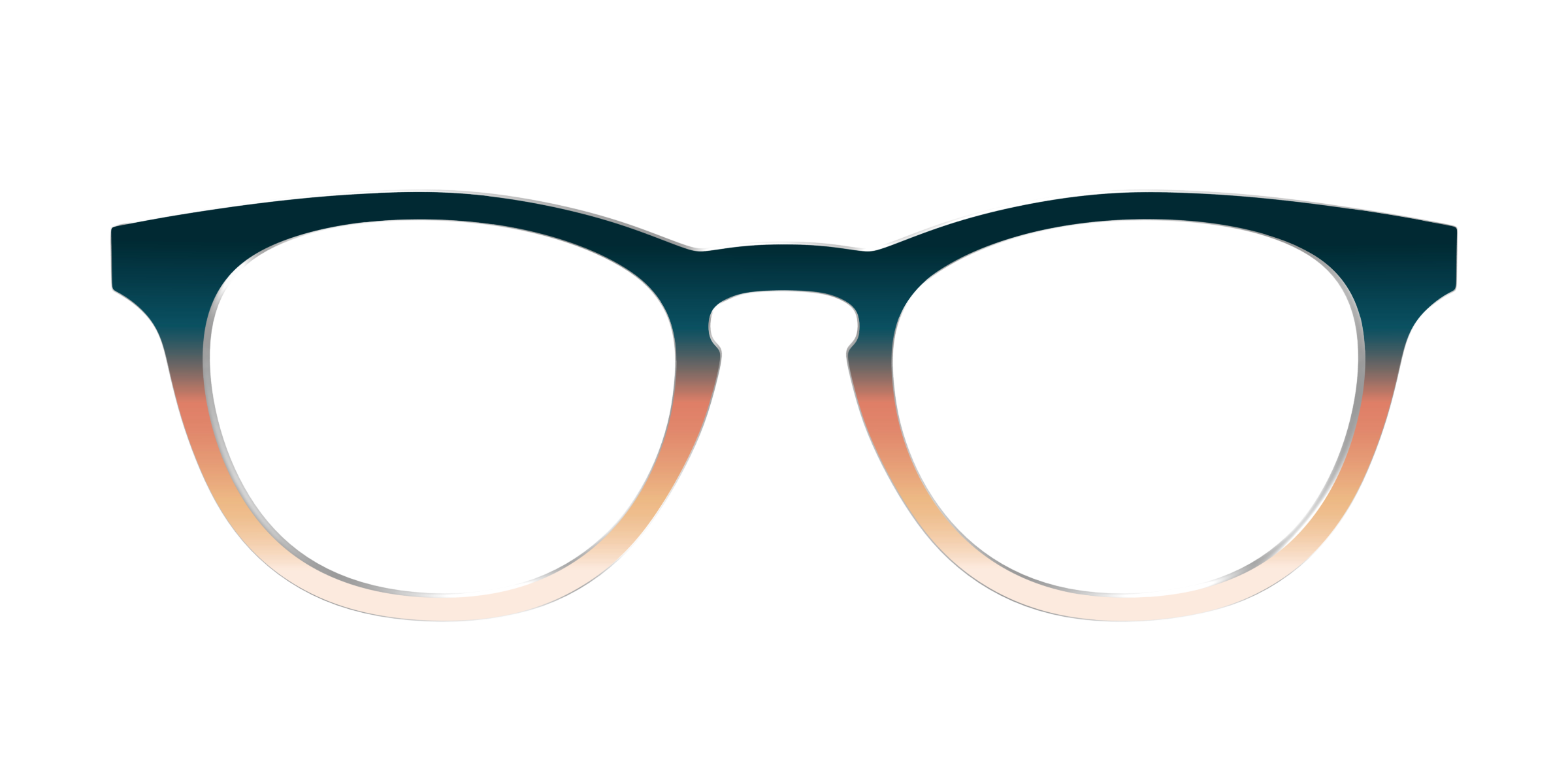 Pair Eyewear Design Tops Aegean Apricot top sfumato AT08