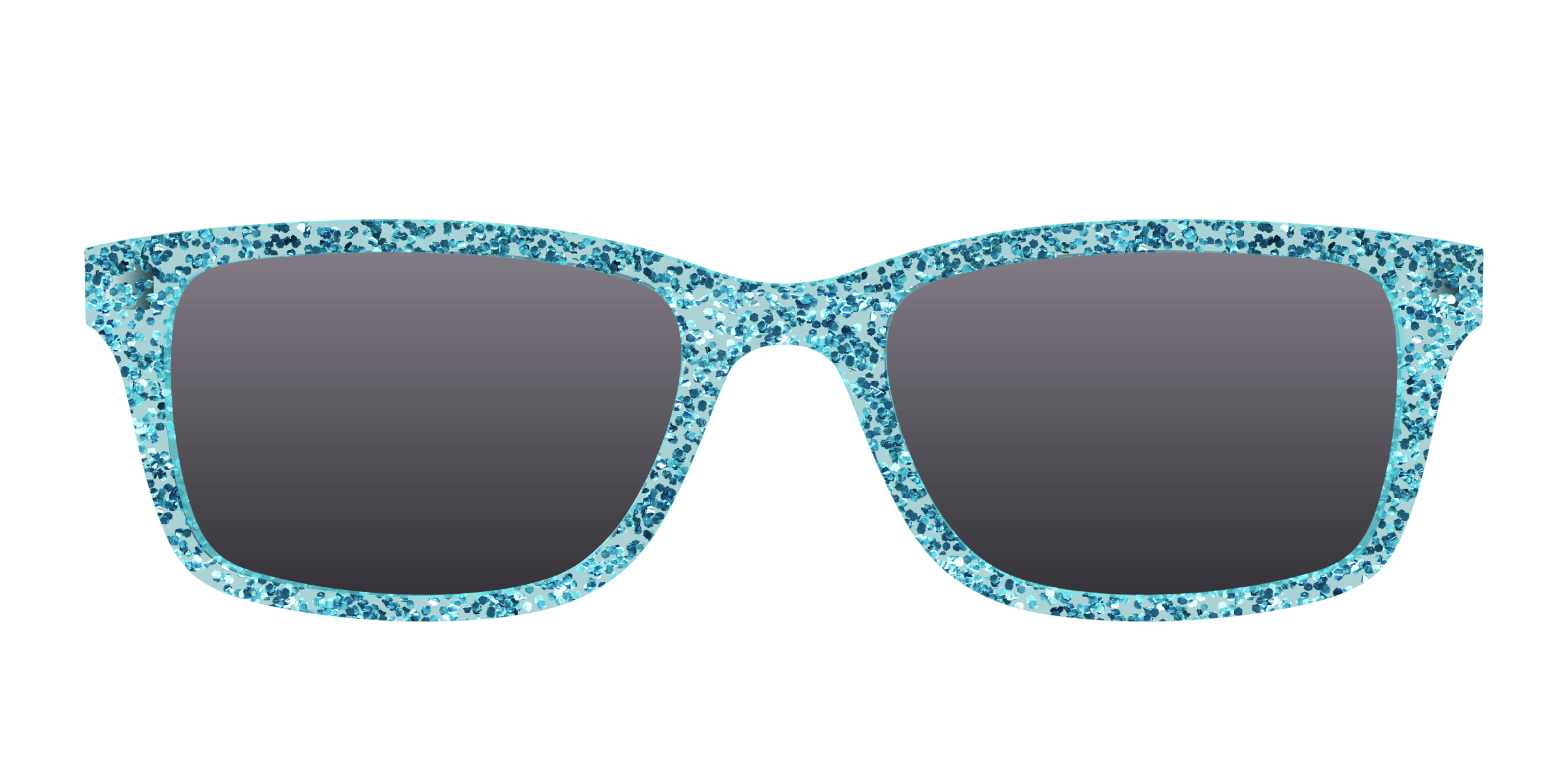 Pair Eyewear Sun Tops Aquamarine Sparkle top sole polarizzato