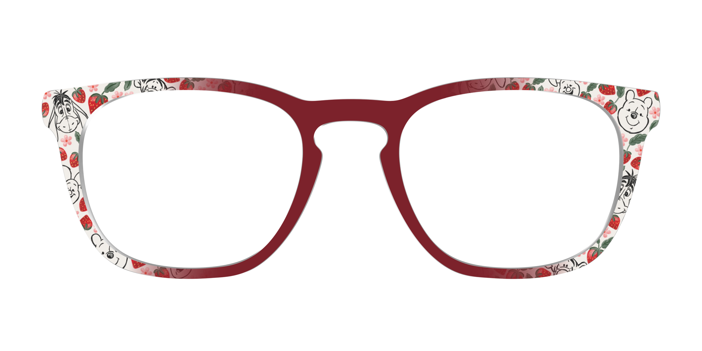 Pair Eyewear Collabs Berry Sweet top per occhiali rosso