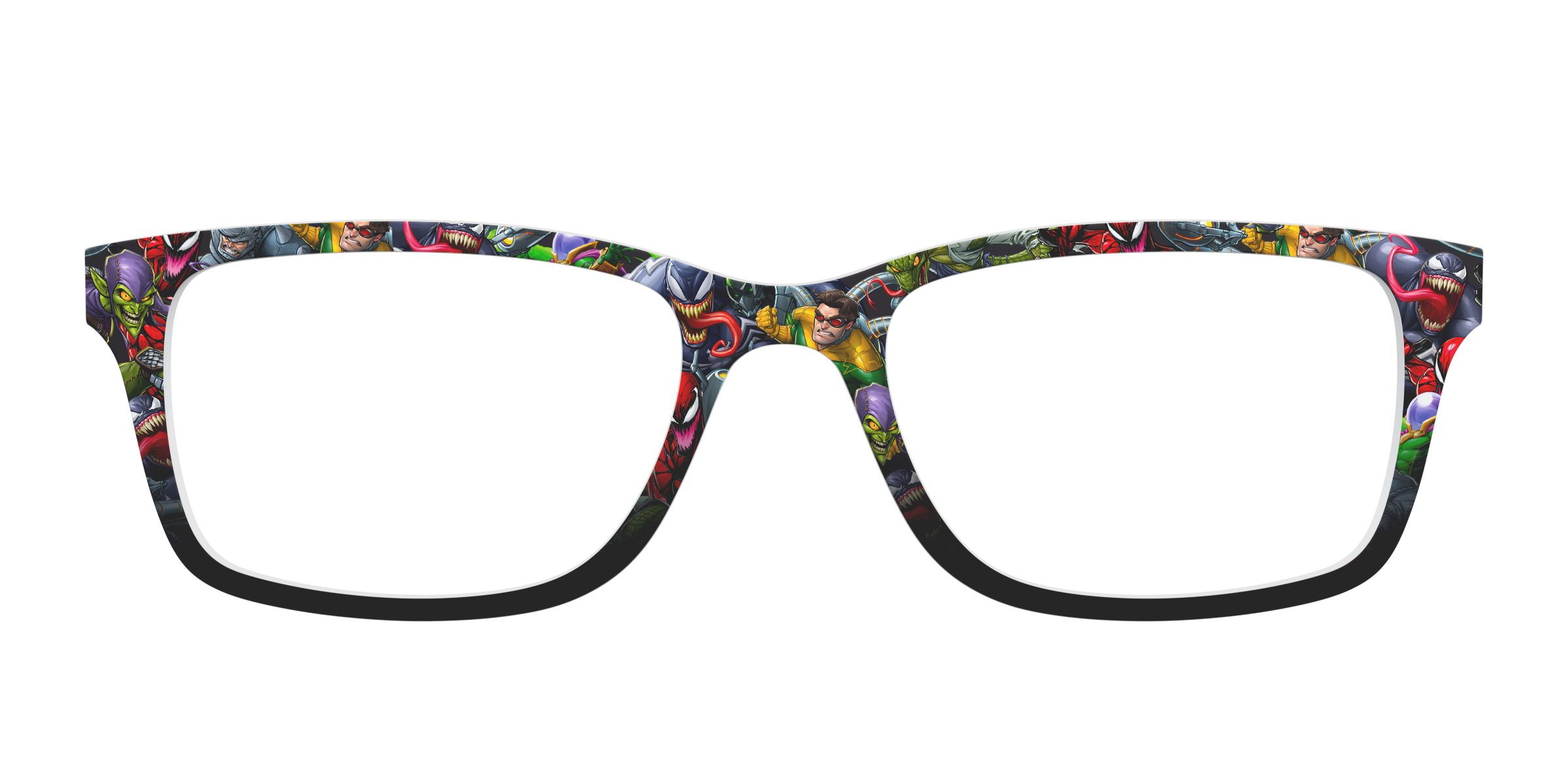 Pair Eyewear Collabs Spider-Man Villains top frame blu